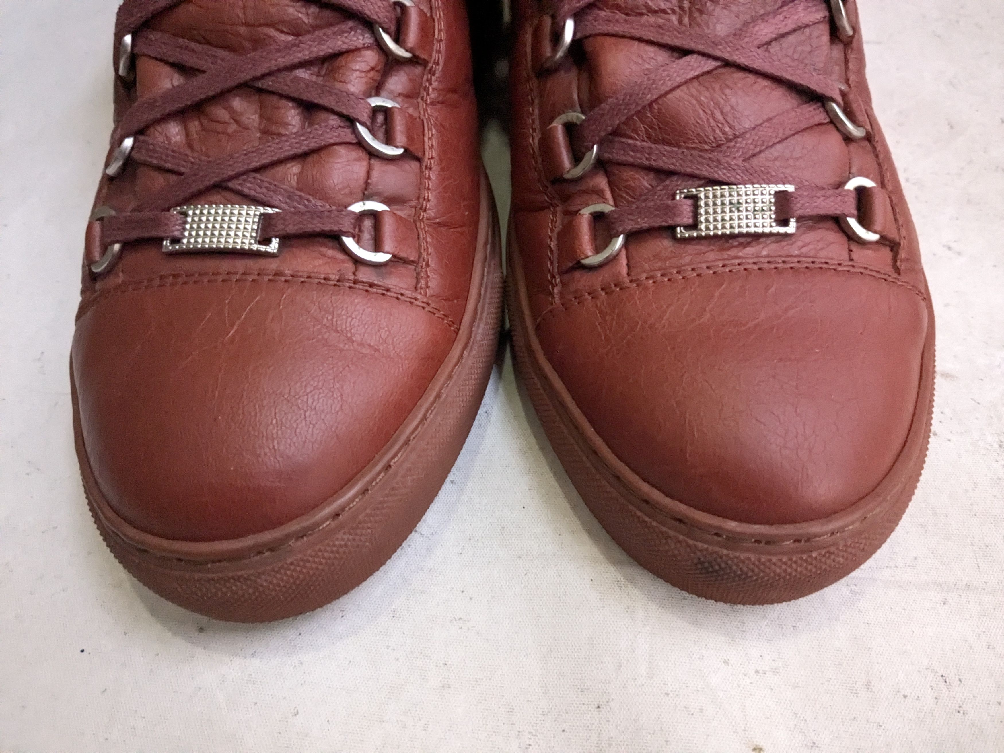 Balenciaga Balenciaga Arena Brown 11 High Tops Leather Size US 11 / EU 44 - 2 Thumbnail