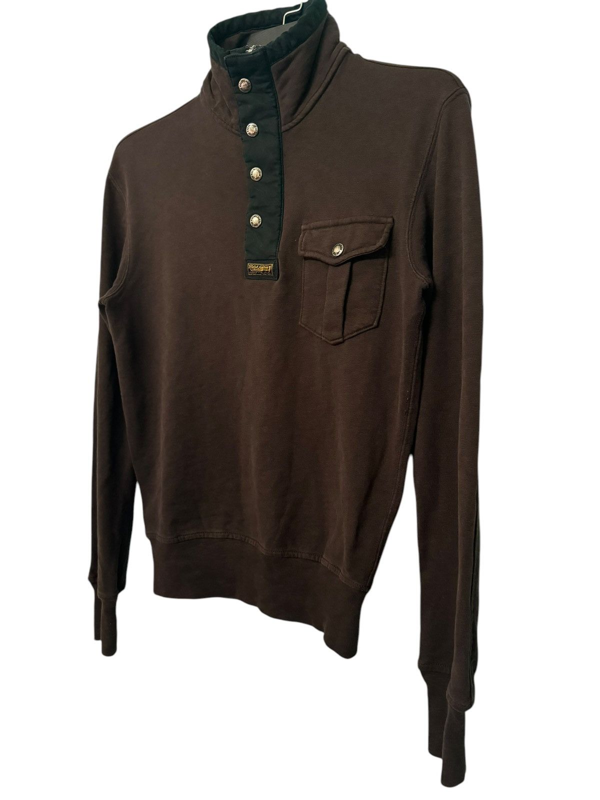 RRL Ralph Lauren 💥 POLO RALPH LAUREN HALF BUTTON & ZIPPER TALON ZIP Size US XS / EU 42 / 0 - 2 Thumbnail