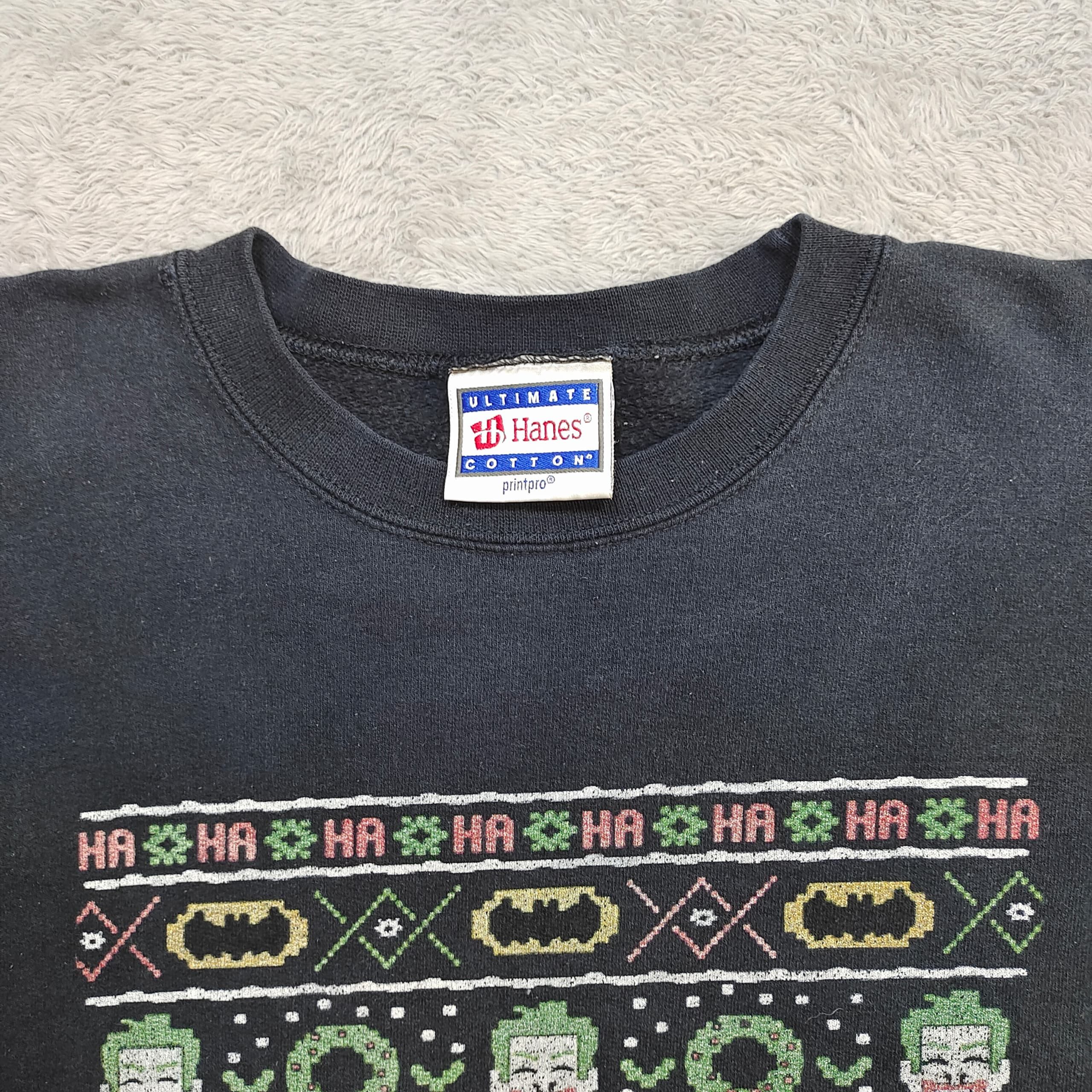 DC Comics DC Comics Batman Joker Ugly Christmas Funny Ha Ha Ha Size US XL / EU 56 / 4 - 2 Thumbnail