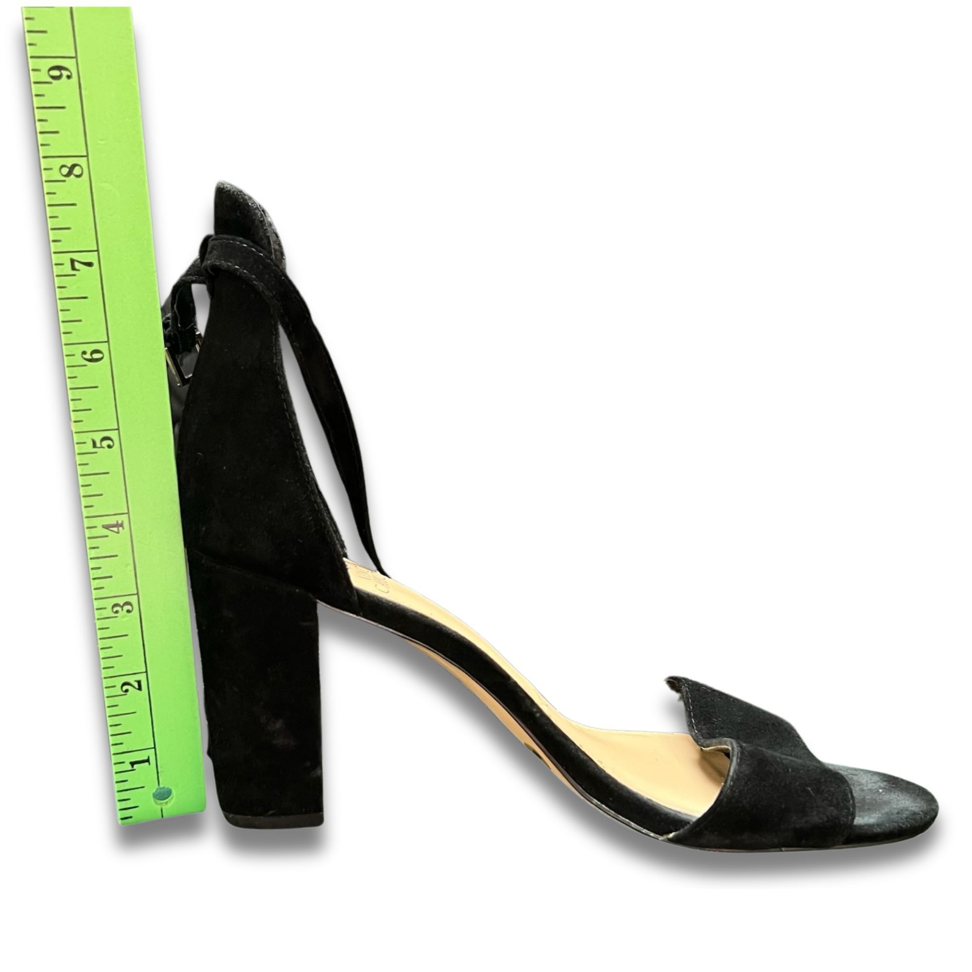 Vince Camuto Vince Camuto Black Suede Ankle Strap Heels With Block Heel S Size US 9 / IT 39 - 5 Thumbnail