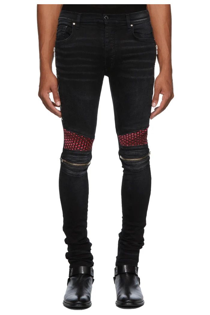 Amiri o1wfsh0625 Velvet PJ MX2 Jeans in Black Size US 32 / EU 48 - 3 Thumbnail