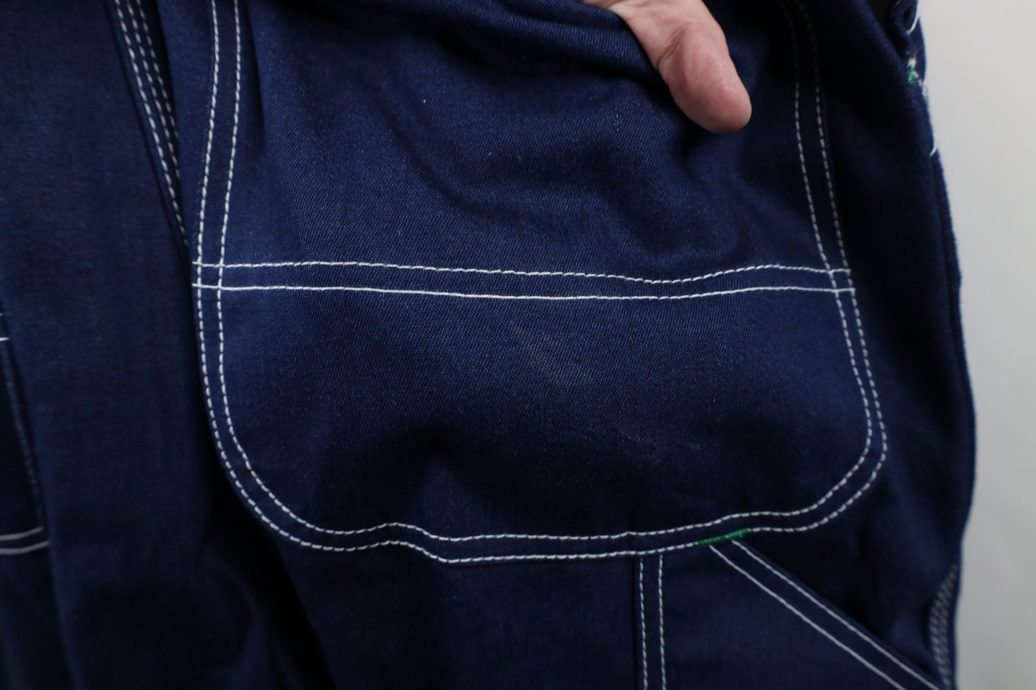 Vintage Vintage 90s Streetwear Faded Wide Leg Denim Jean Overalls Size US 40 / EU 56 - 11 Thumbnail