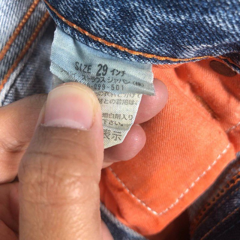 Jean × Levi's × Vintage Vintage Classic Levi's Distressed Jeans Size 29" - 11 Thumbnail