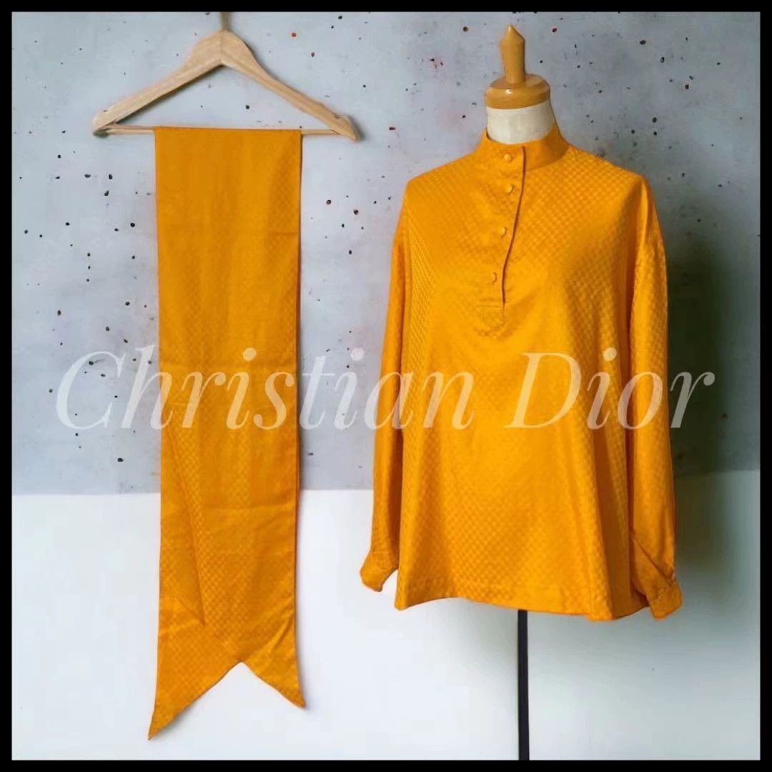 Dior dior silk checkered shirt set Size US M / EU 48-50 / 2 - 1 Thumbnail