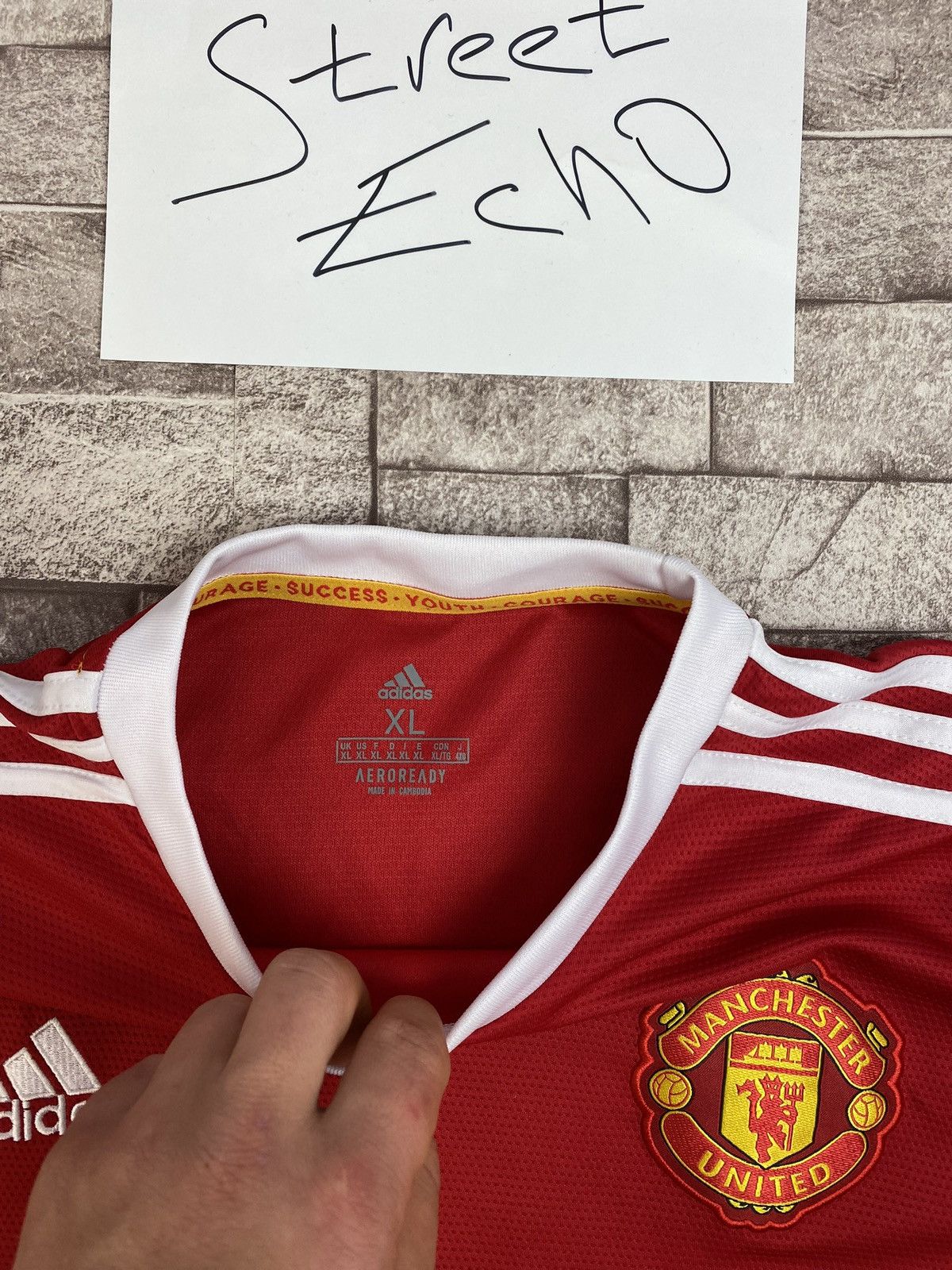 Adidas Soccer Jersey MANCHESTER UNITED 2021 2022 Home Jersey Adidas Size US XL / EU 56 / 4 - 8 Thumbnail