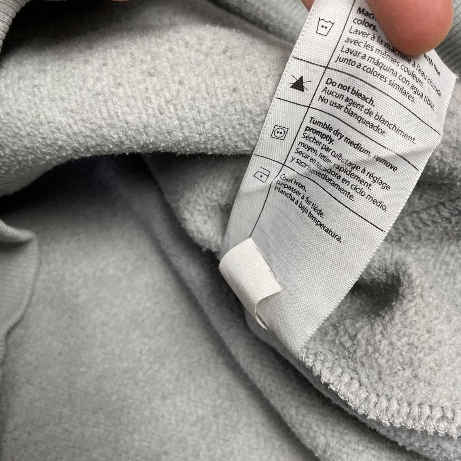 Carhartt × Vintage Carhartt Women's Gray Cotton Long Sleeve Hoodie Small (4-6) Size S / US 4 / IT 40 - 11 Thumbnail