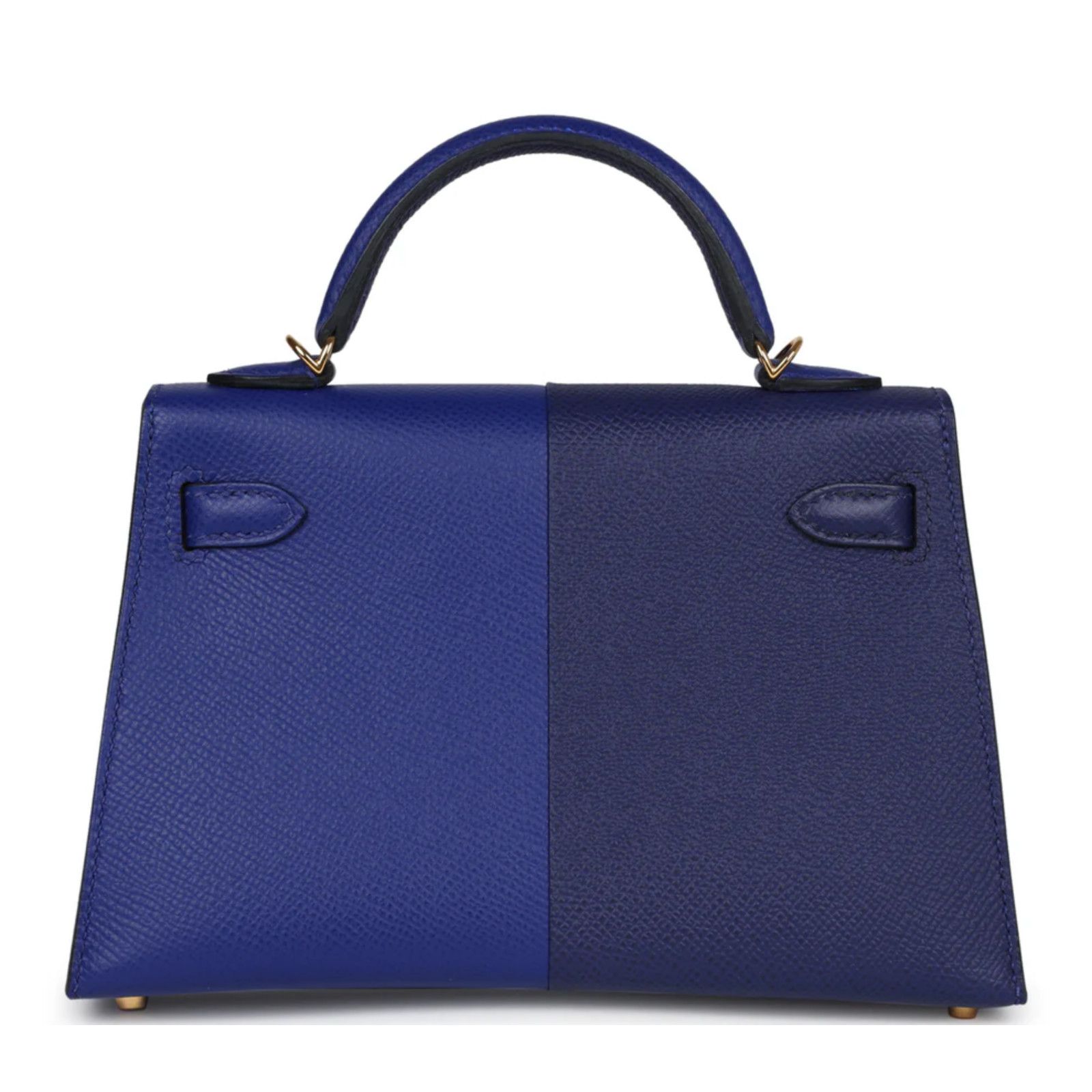 Hermes Hermes Mini Kelly 20 Encre Gold Epsom Sellier Handle Bag Size ONE SIZE - 4 Thumbnail