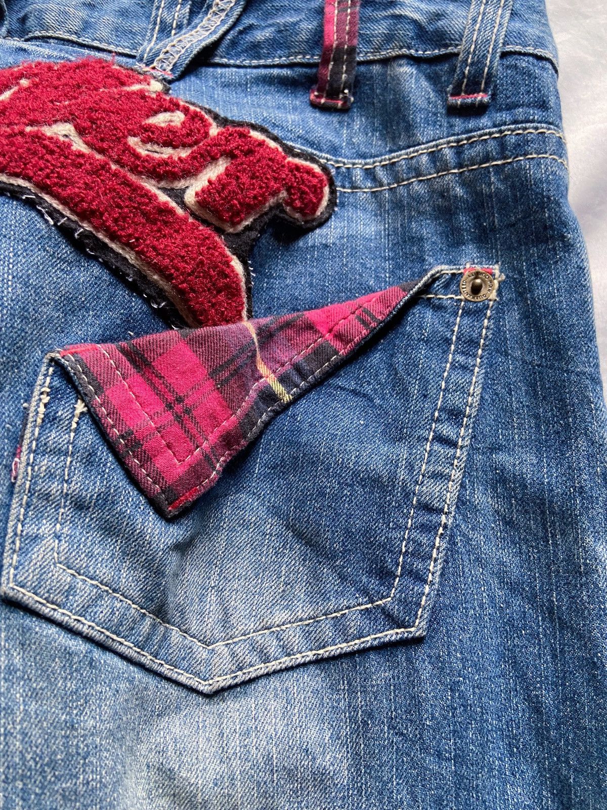 Japanese Brand JAPANESE COLZA Y2K DENIM PANTS Size US 32 / EU 48 - 14 Thumbnail