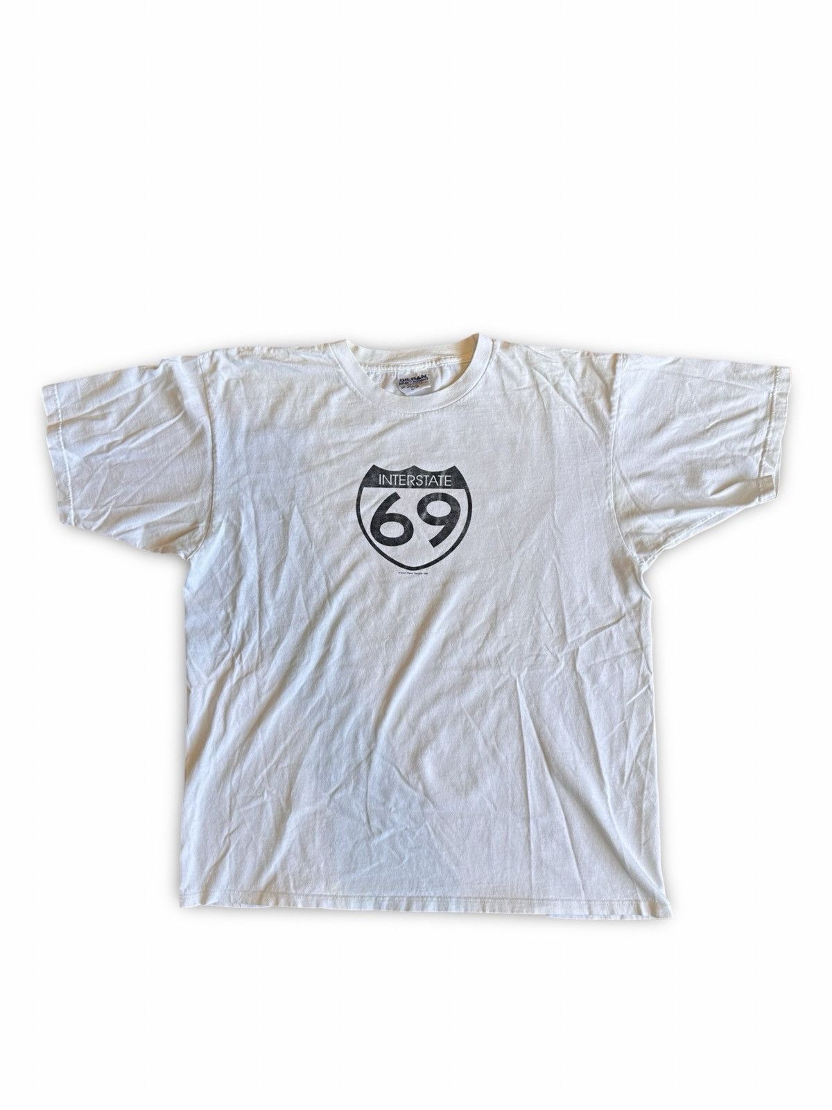 Vintage White X-Large vintage Interstate 69 T-Shirt Size US XL / EU 56 / 4 - 1 Thumbnail