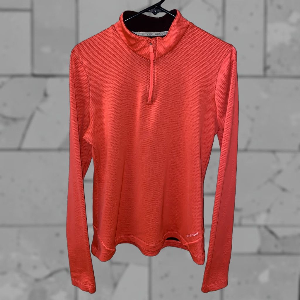 Under Armour Under Armour Womens 1/2 Zip Pullover Jacket XL Pink Activewear Athleisure Jacket Women's Size XL Pink 1/2 Zip Pullover Under Armour Size XL / US 12-14 / IT 48-50 - 1 Thumbnail
