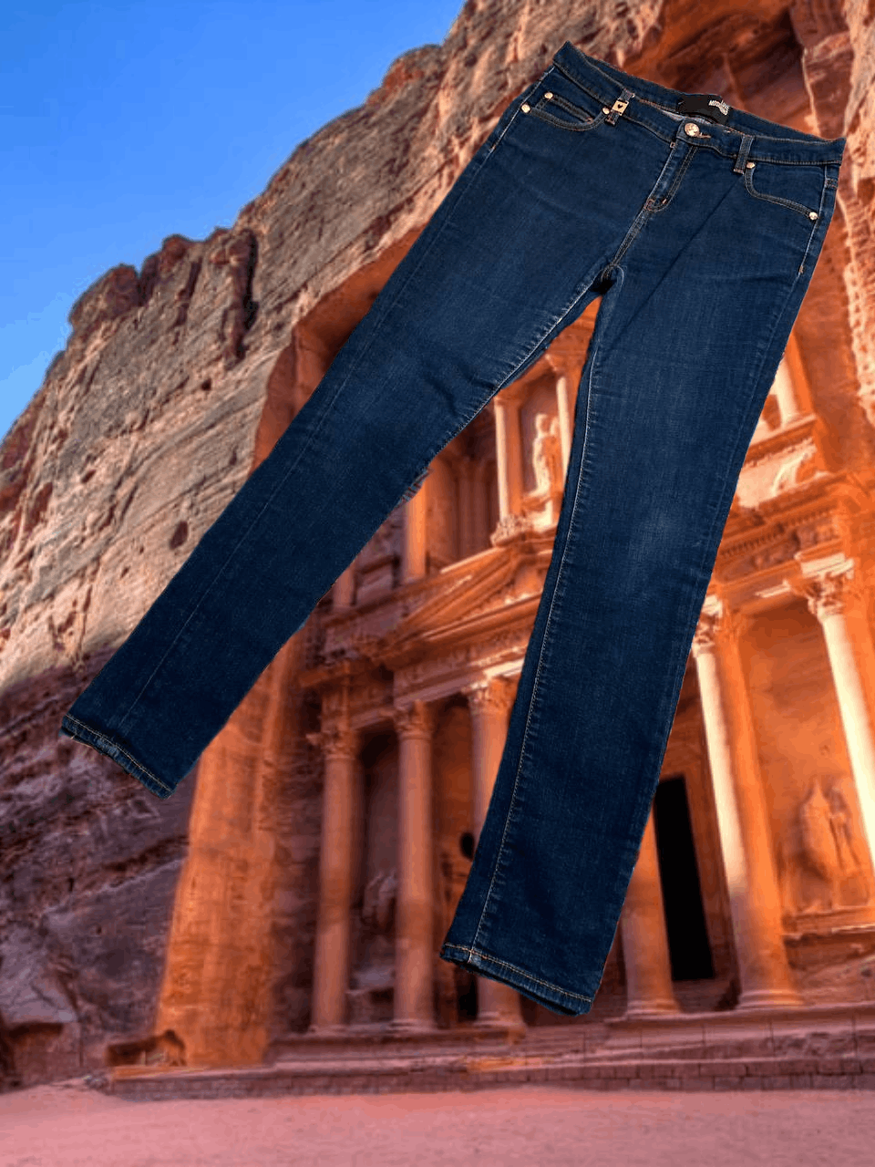 Love Moschino jeans pants logo LOVE MOSCHINO Y2K vintage Size 30" / US 8 / IT 44 - 1 Thumbnail