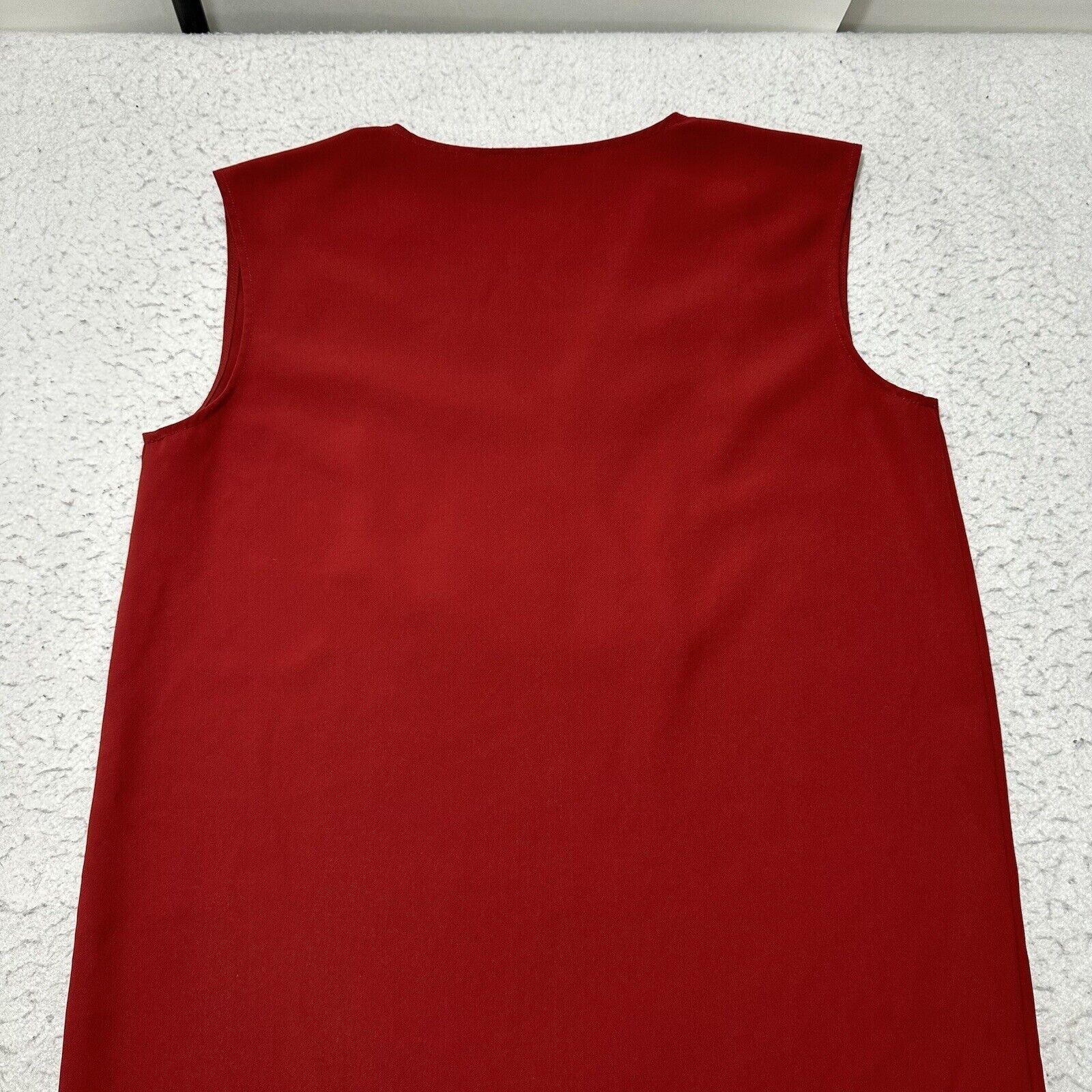 Uniqlo Uniqlo Small V-Neck Drape Burgundy Red A-Line Dress Pullover Size S / US 4 / IT 40 - 11 Thumbnail