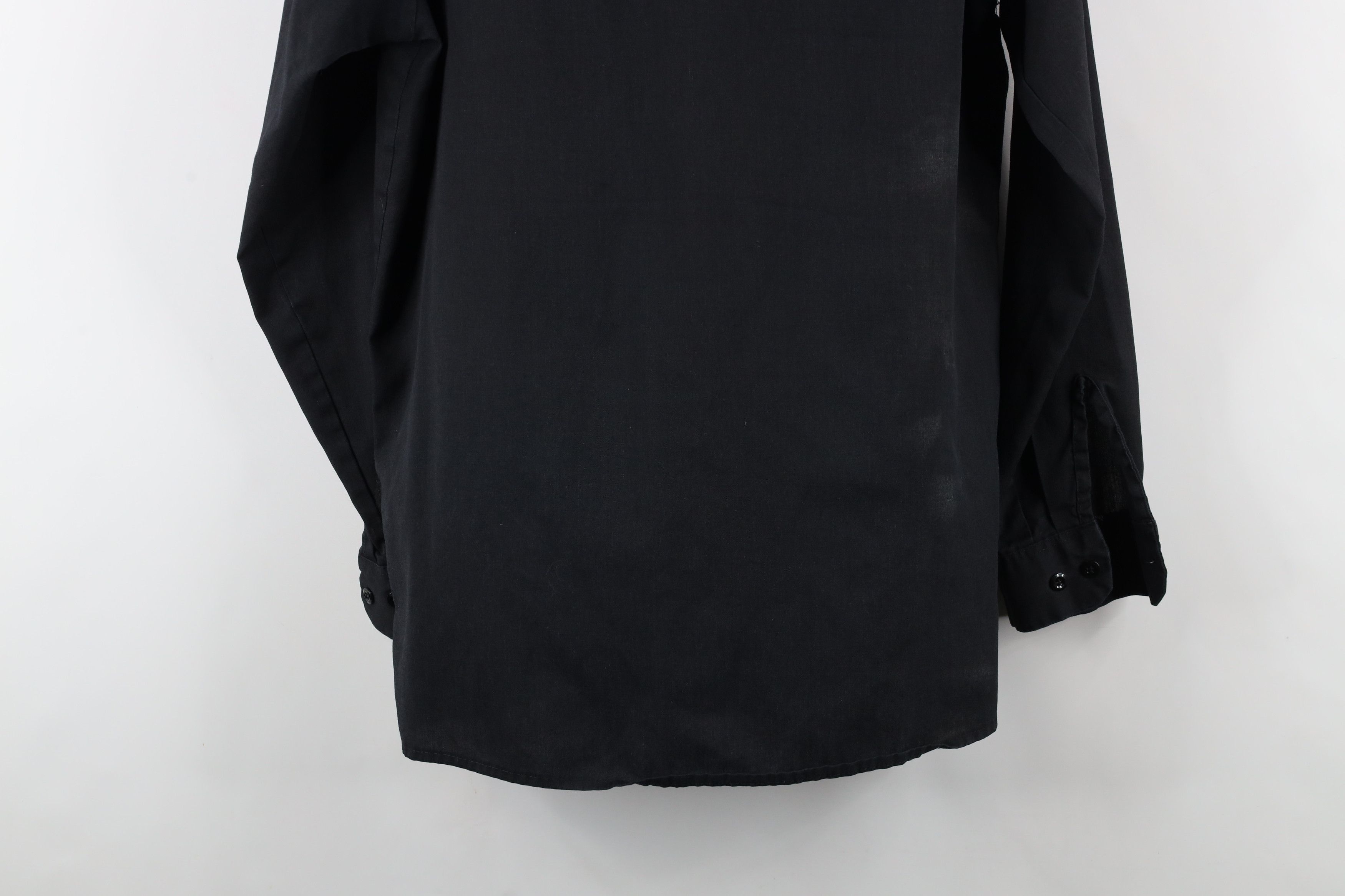 Dickies × Vintage Vintage 90s Dickies Workwear Button Shirt Black USA Size US M / EU 48-50 / 2 - 15 Thumbnail