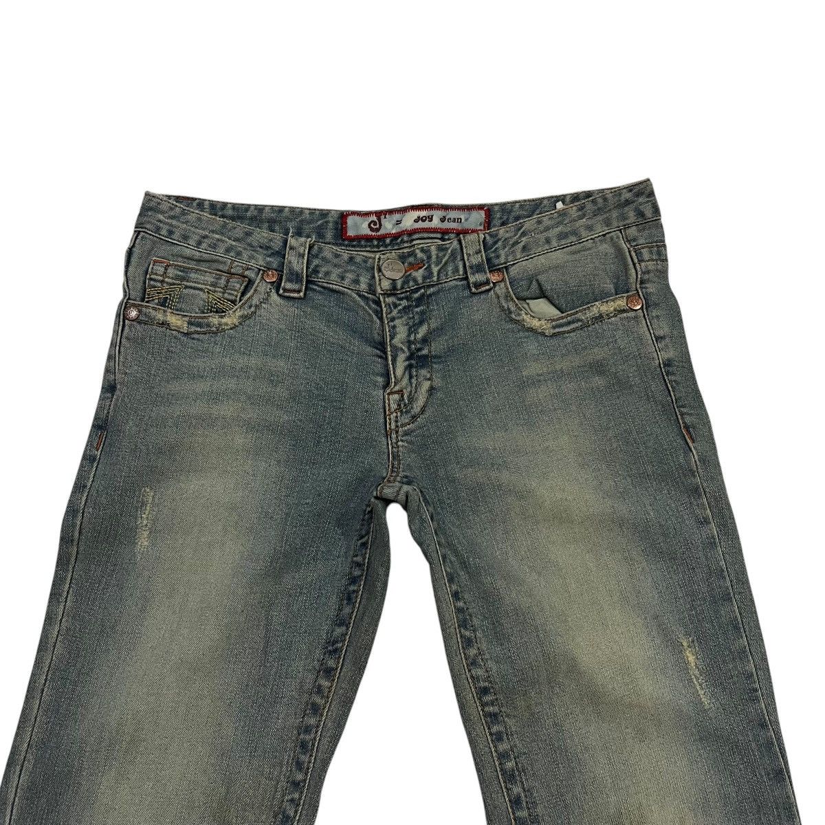 If Six Was Nine Joy Dean Denim Flared Embroidery Girl Size US 31 - 6 Thumbnail