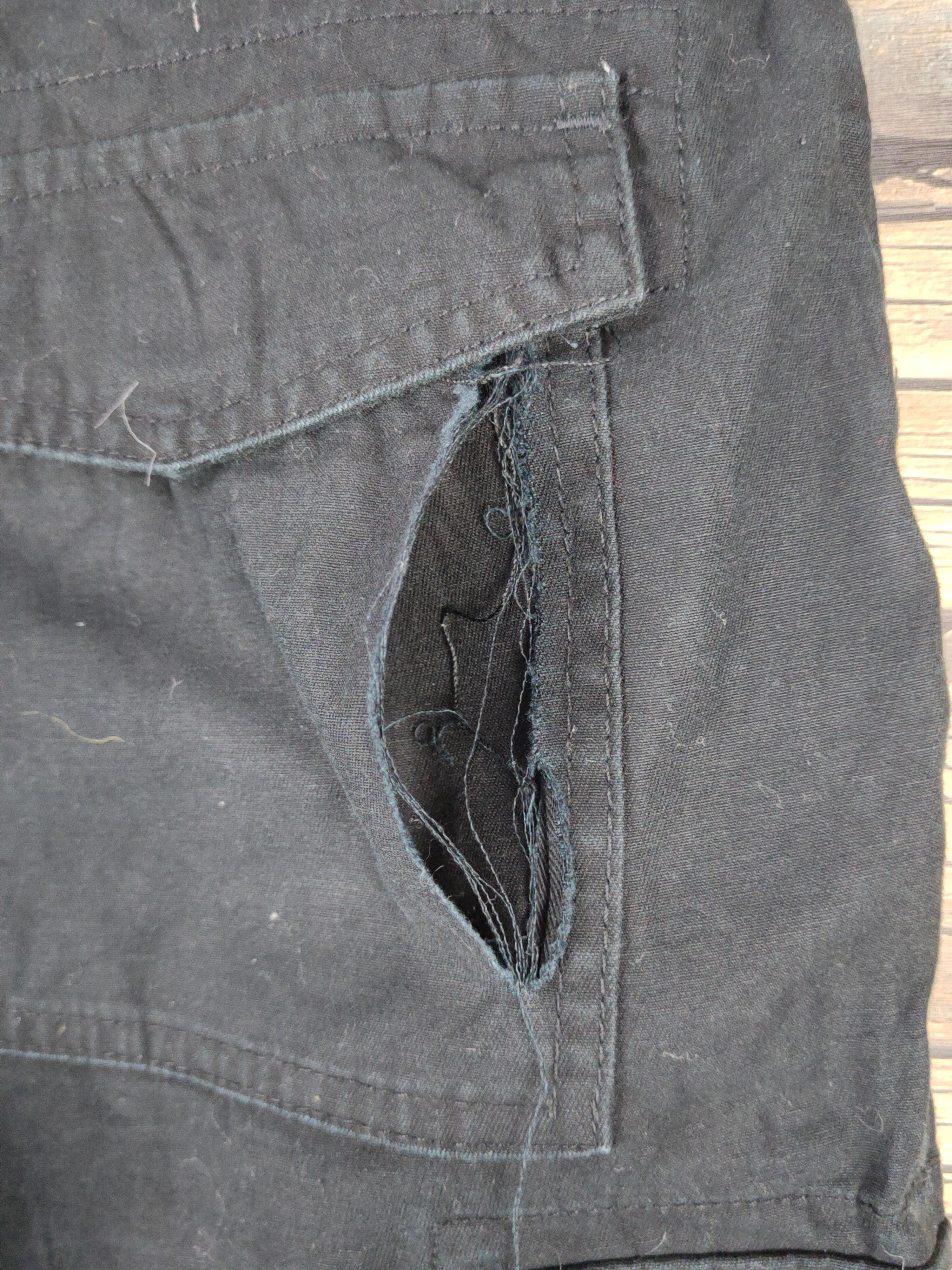 Japanese Brand Denimlab Black Multipocket Tactical Cargo Pants #W141 Size US 32 / EU 48 - 10 Thumbnail