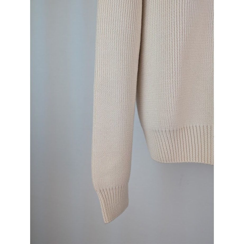 Tom Ford o1rshd1 Knitwear Button Sweater in Ivory Size US XL / EU 56 / 4 - 6 Thumbnail