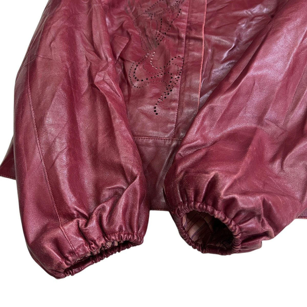 Kenzo 🔥 KENZO JUNGLE LEATHER BLOUSON CASUAL JACKET MADE IN FRANCE Size M / US 6-8 / IT 42-44 - 8 Thumbnail