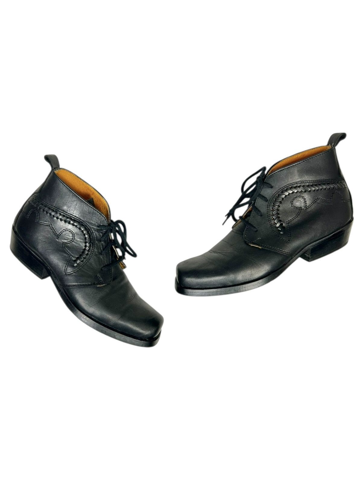 Vintage Vintage Bill Montana Western Ankle Leather low boots Size US 9 / IT 39 - 1 Thumbnail