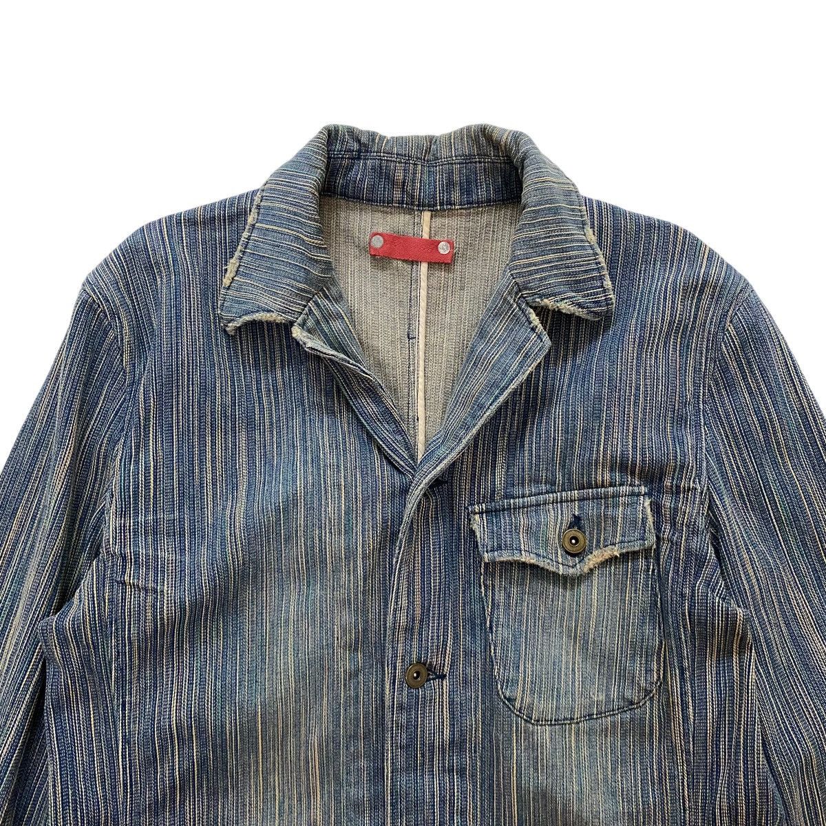 Vintage ⚡️Vintage Fissare stripe stiches chore style jacket Size US M / EU 48-50 / 2 - 8 Thumbnail