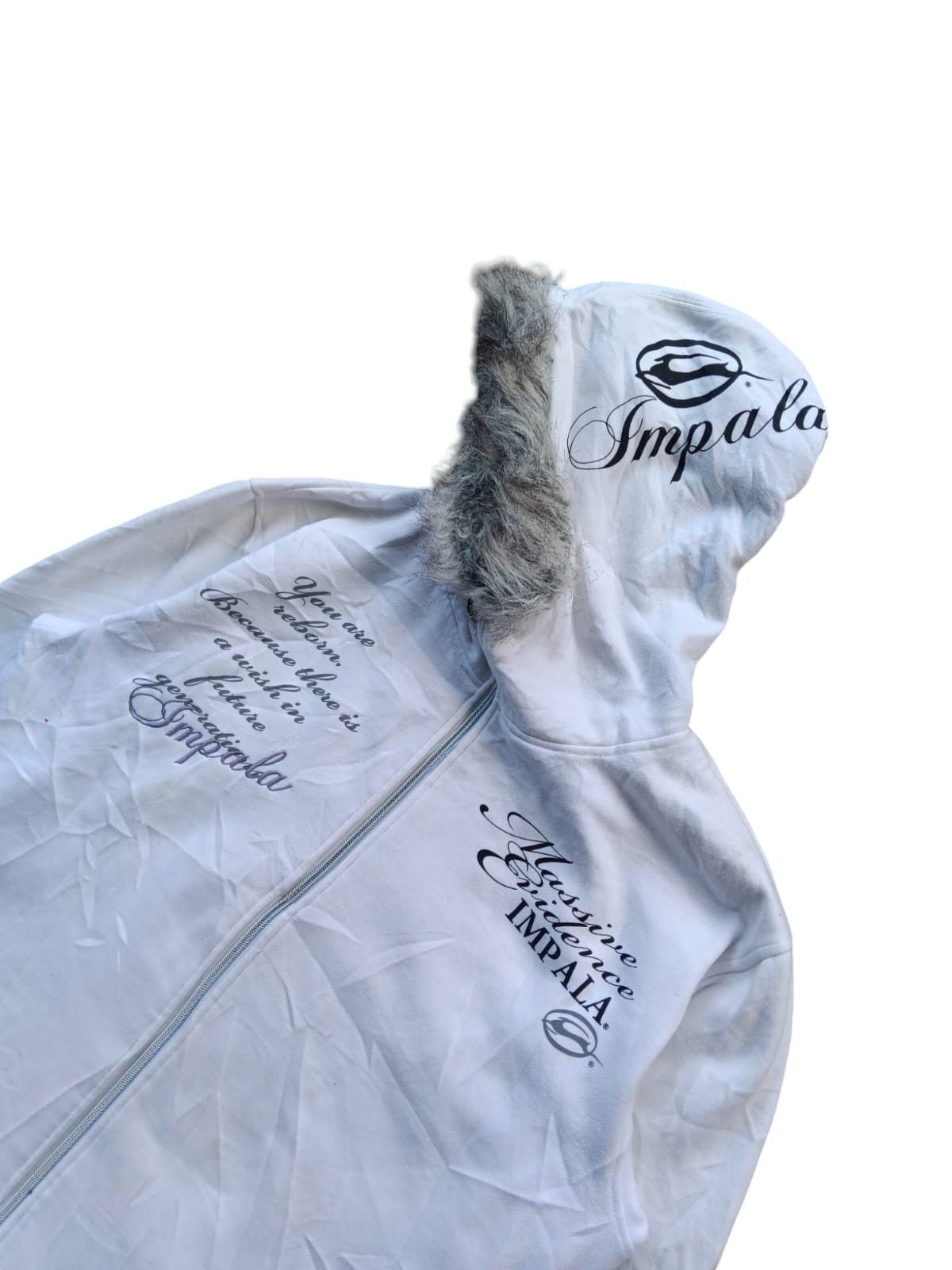 Japanese Brand Japanese Impala fur hoodie poem ifsixwasnine style Size US XL / EU 56 / 4 - 2 Thumbnail