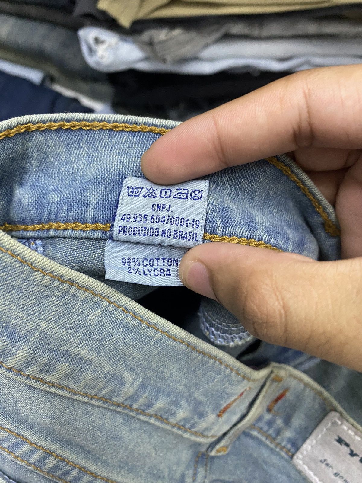 If Six Was Nine FLARE JEANS PYTHON DENIM JEANS IFSIXWASNINE LGB STYLE Size 26" / US 2 / IT 38 - 9 Thumbnail