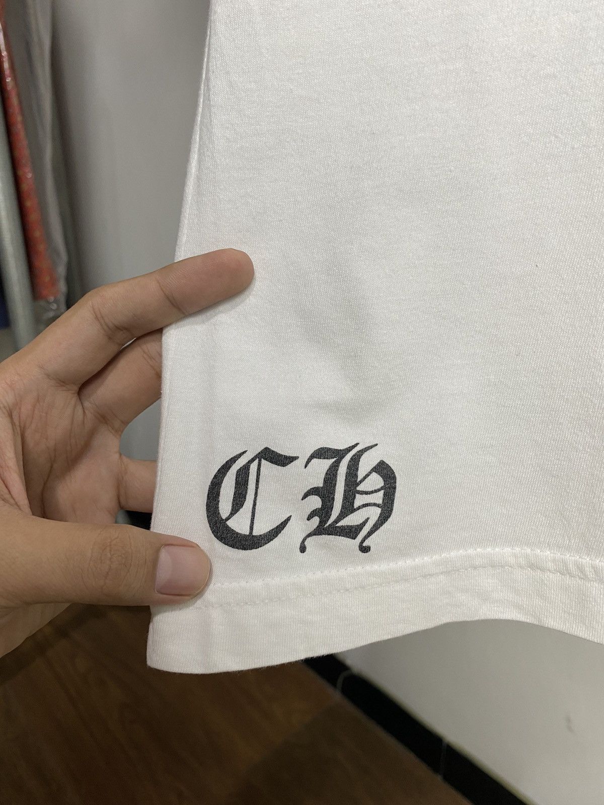 Chrome Hearts Chrome Hearts Big Cross Scroll Logo Pocket Tee Size US M / EU 48-50 / 2 - 5 Thumbnail