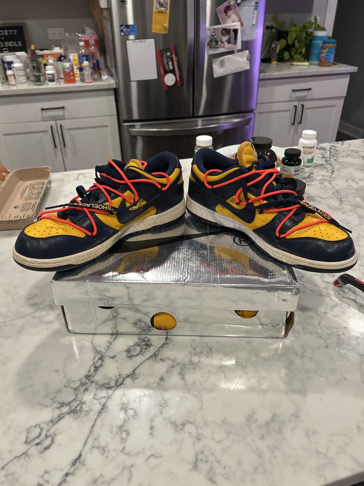 Nike Dunk Off White Orange Nike Dunk Low Off -White “5 Of 50” Gray 
