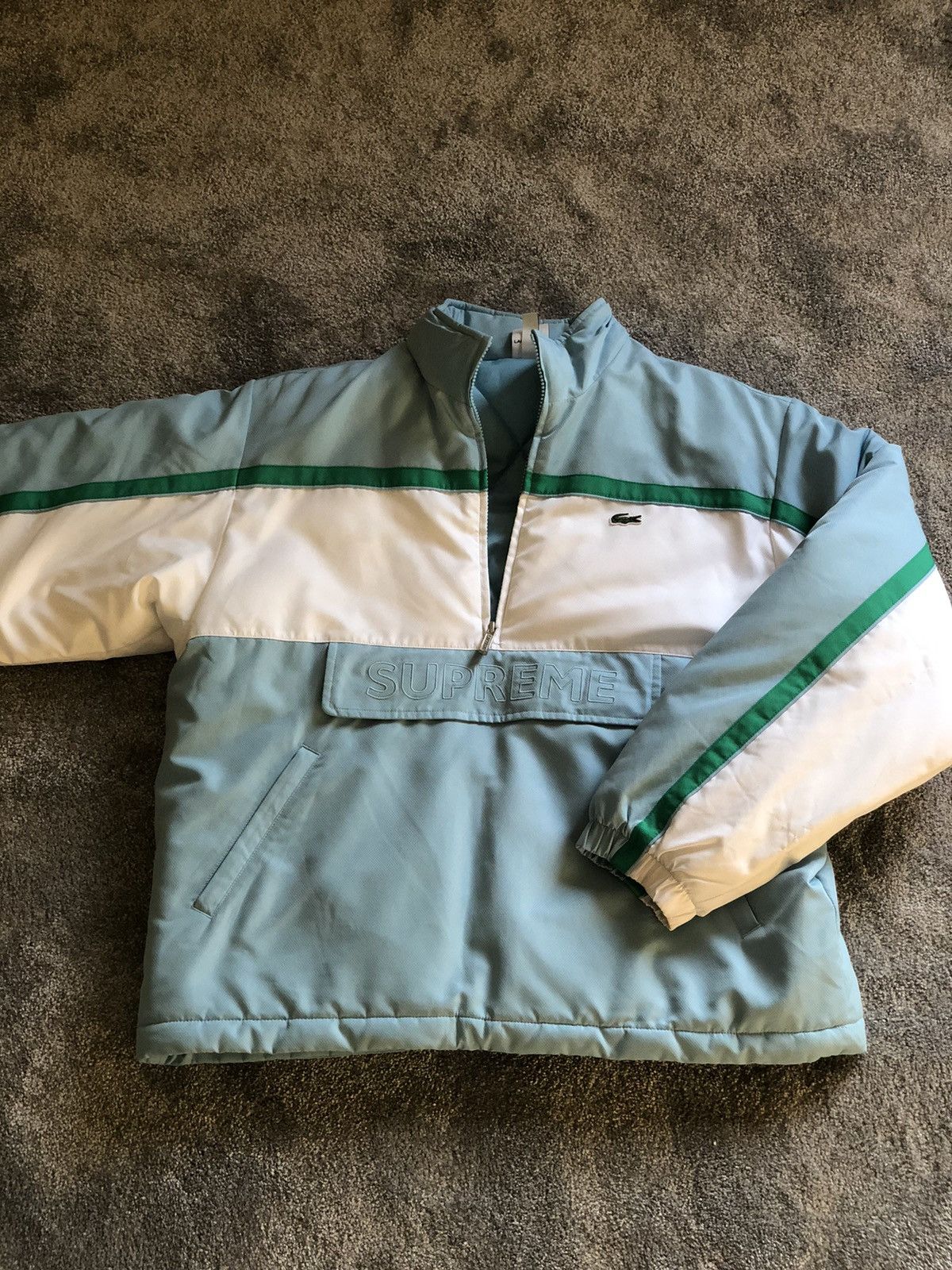Lacoste × Supreme Lacoste Supreme blue puffer jacket Size US M / EU 48-50 / 2 - 1 Thumbnail