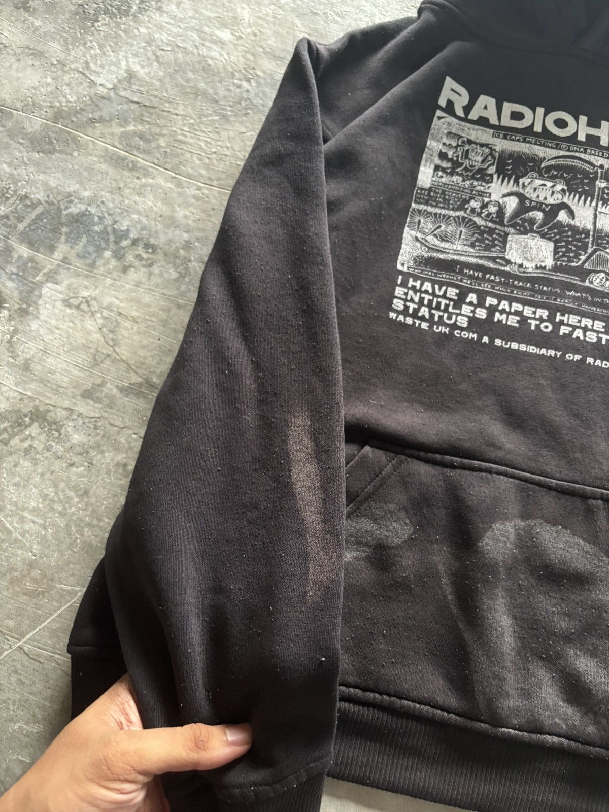 Band Tees vintage RADIOHEAD sunfaded distressed bleach boxy style erd Size US L / EU 52-54 / 3 - 6 Thumbnail