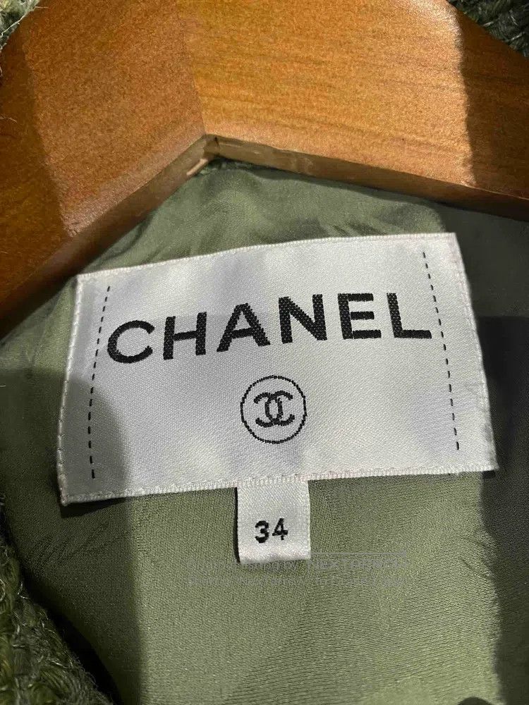Chanel Chanel 17 Cuban Army Green Coat Size XXS / US 00 / IT 34 - 5 Thumbnail