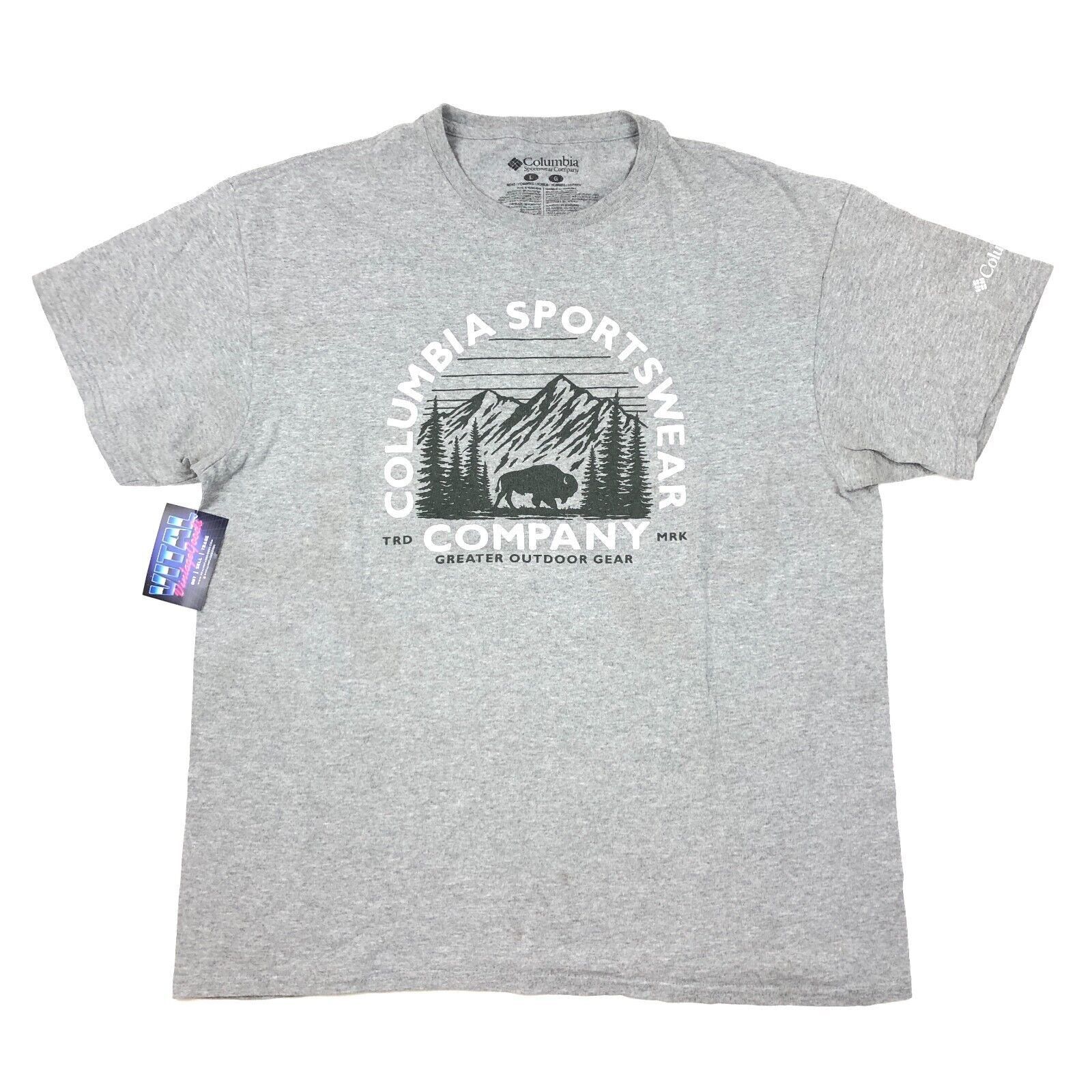 Arc'teryx × Columbia × Patagonia Columbia Sportswear Company Mountain Range Gray Tee T Shirt Size US L / EU 52-54 / 3 - 1 Thumbnail