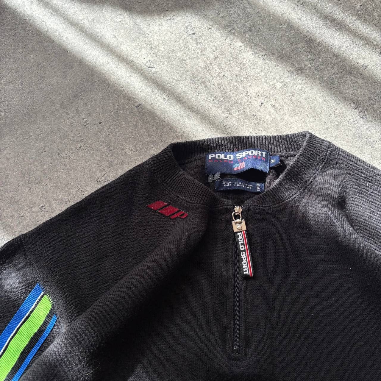 Polo Ralph Lauren Vintage 1/4 Zip Qaurter Polo Ralph Lauren Sport Size US M / EU 48-50 / 2 - 3 Thumbnail