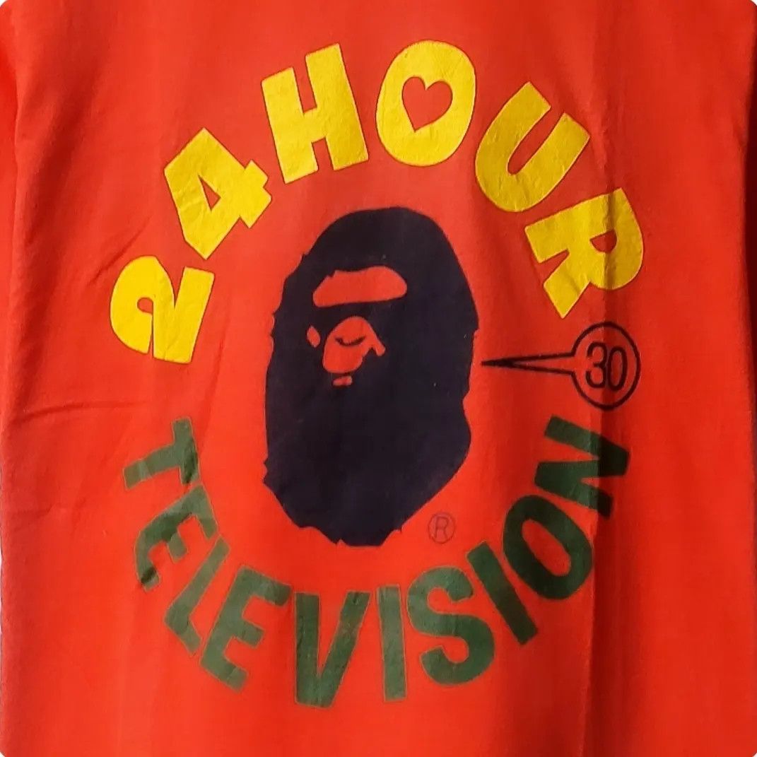 Bape BAPE X 24 Hours Television Tshirt Size US M / EU 48-50 / 2 - 3 Thumbnail