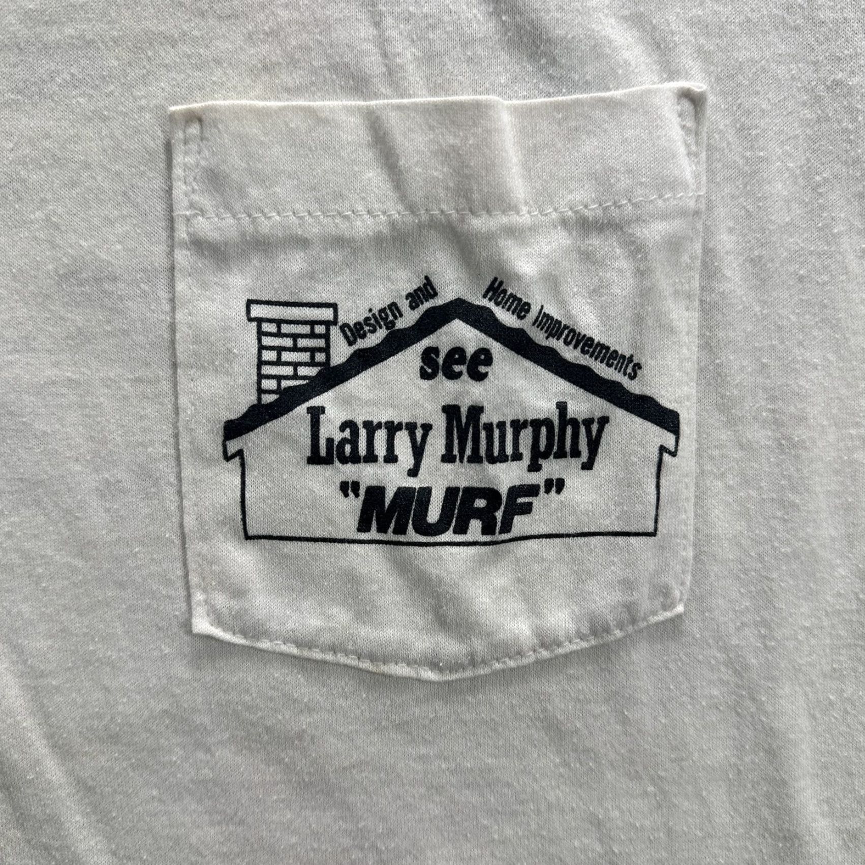 Jerzees VINTAGE Larry Murphy Shirt Mens Large Pocket Tee Home Improvement Promo 90s USA Size US L / EU 52-54 / 3 - 5 Thumbnail