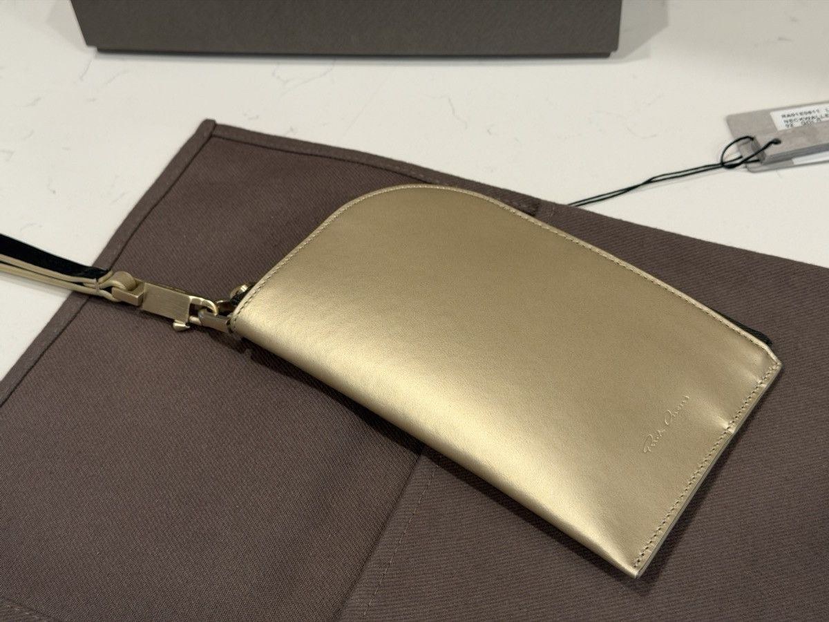 Rick Owens Rick Owens S/S25 Gold Neck Wallet (Brand New/Never Worn) Size ONE SIZE - 3 Thumbnail
