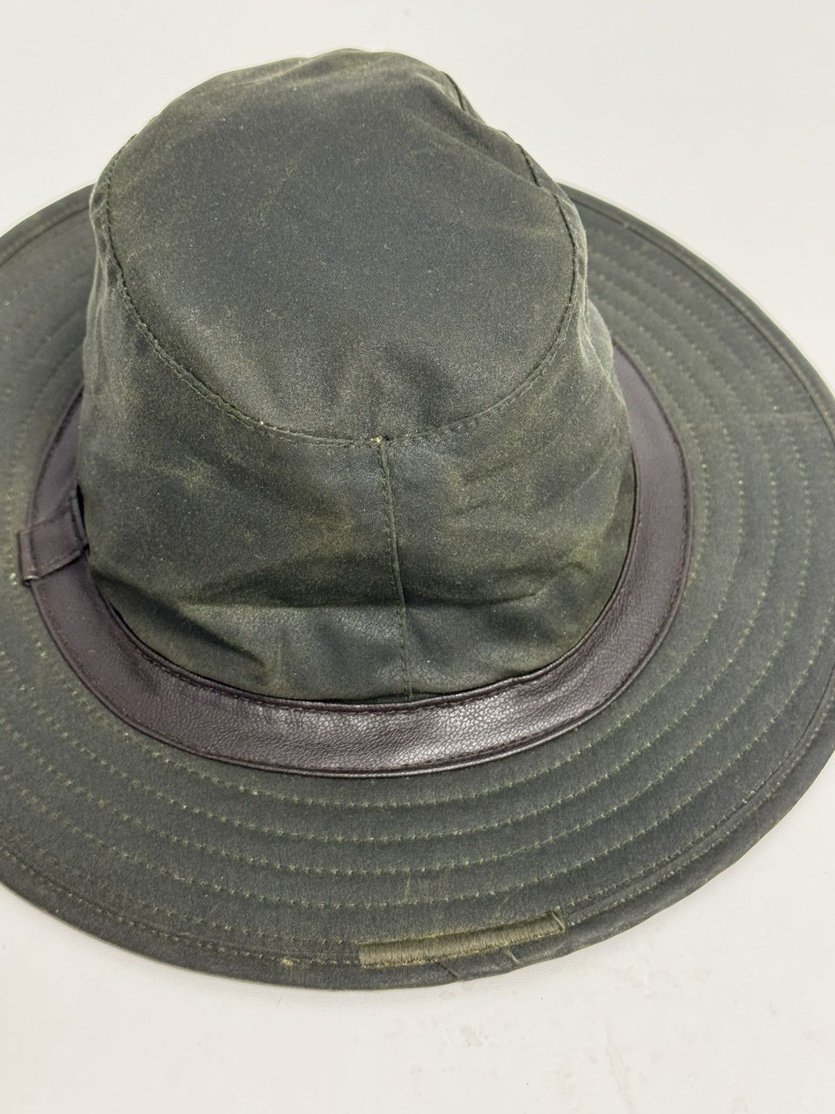 Barbour Barbour Vintage Waxed Cap Hat 90’s Size ONE SIZE - 10 Thumbnail