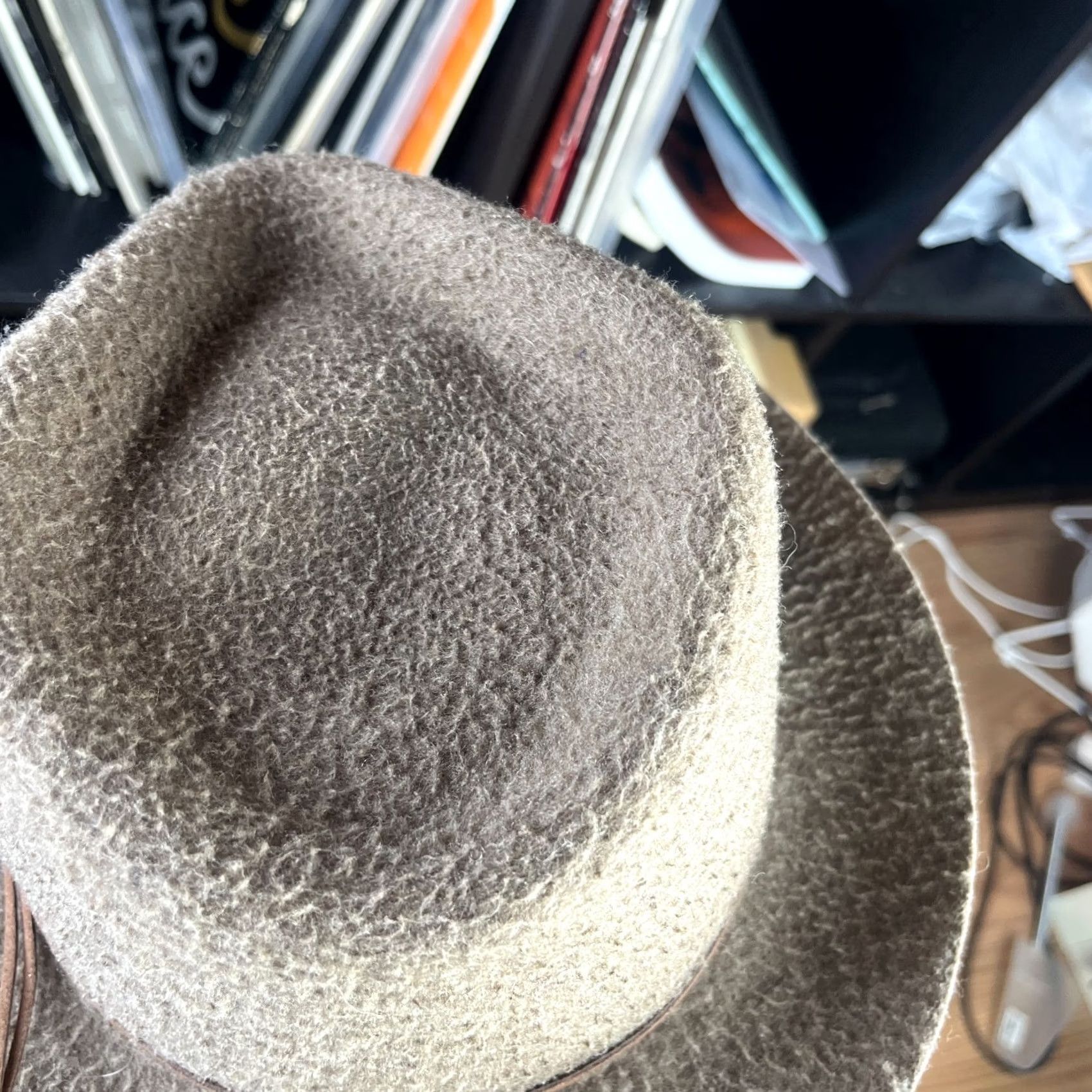 Kangol VINTAGE Kangol Fedora Hat Medium Wool Snap Carter Size ONE SIZE - 5 Thumbnail