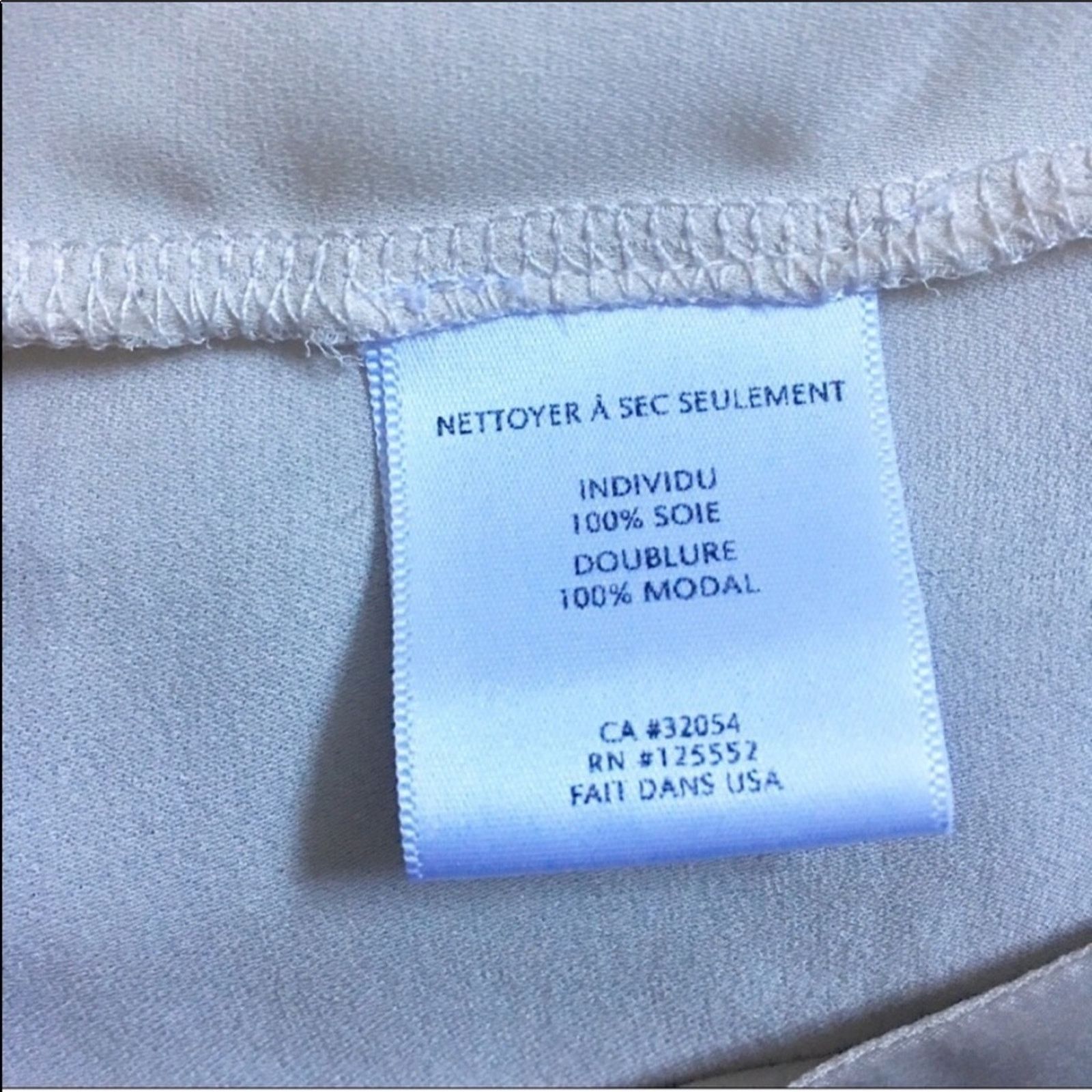 Anthropologie ANTHROPOLOGIE DOLAN White Grey Mix Media Top Shirt Blouse Size M / US 6-8 / IT 42-44 - 6 Thumbnail