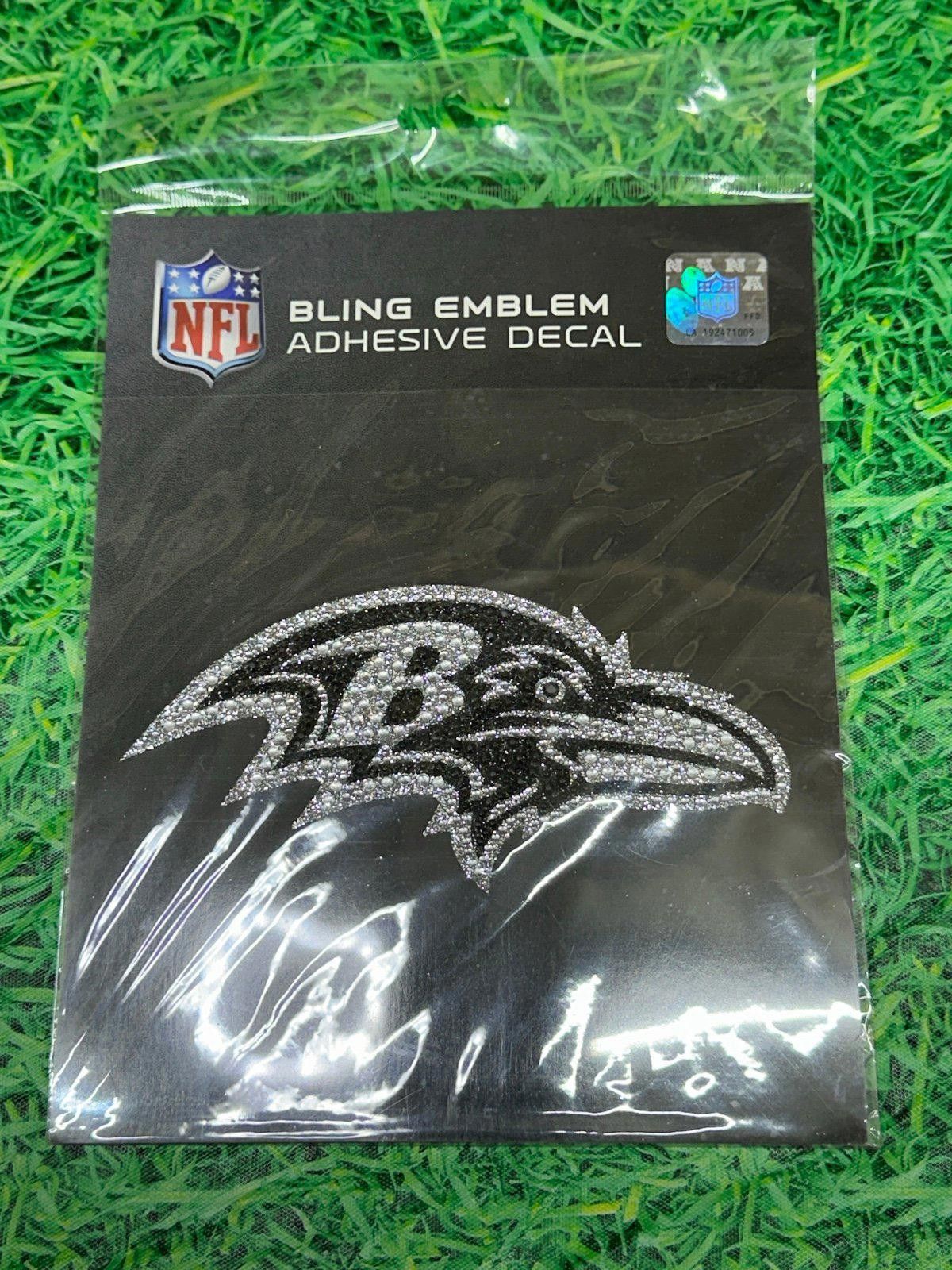 NFL Baltimore Ravens [NEW] NFL Glitter Decal Sticker Rhinestone Size ONE SIZE - 1 Thumbnail