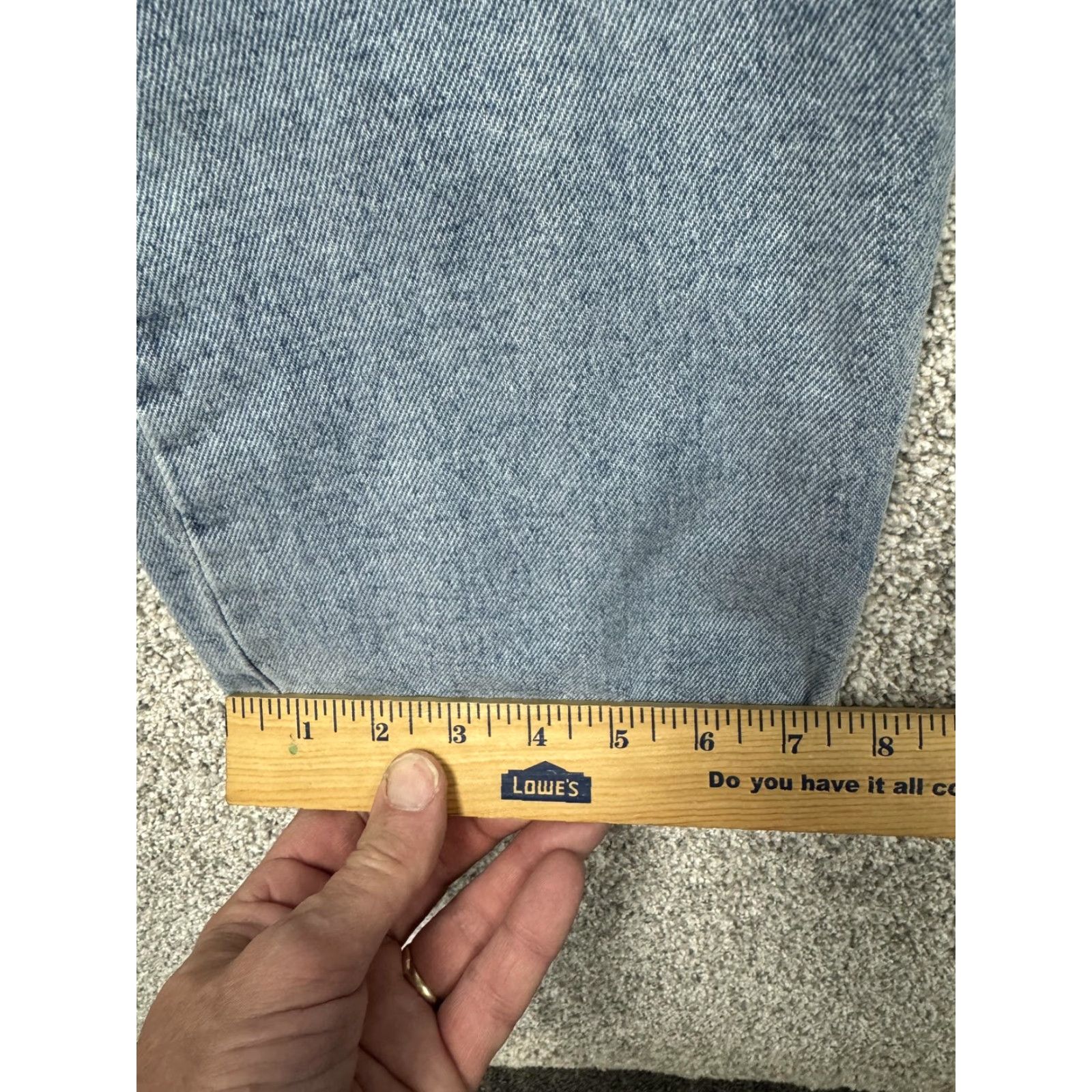 Lee Lee Jeans Mens 38x32 Slim Fit Tapered Leg Denim Blue 5-Pocket Regular Zip Fly Mid Rise Casual N/A Size US 38 / EU 54 - 3 Thumbnail