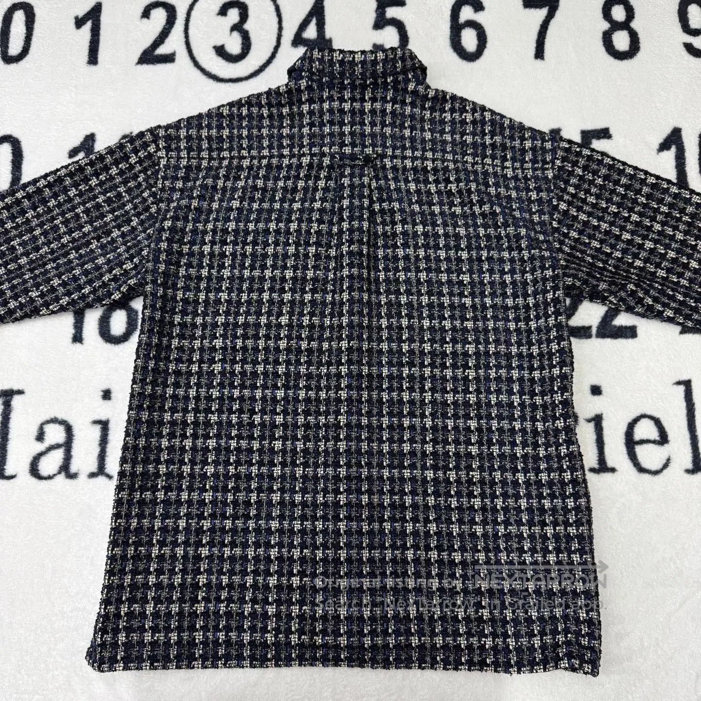 Lanvin Lanvin Black White Check Tweed Coat. Size M / US 6-8 / IT 42-44 - 3 Thumbnail