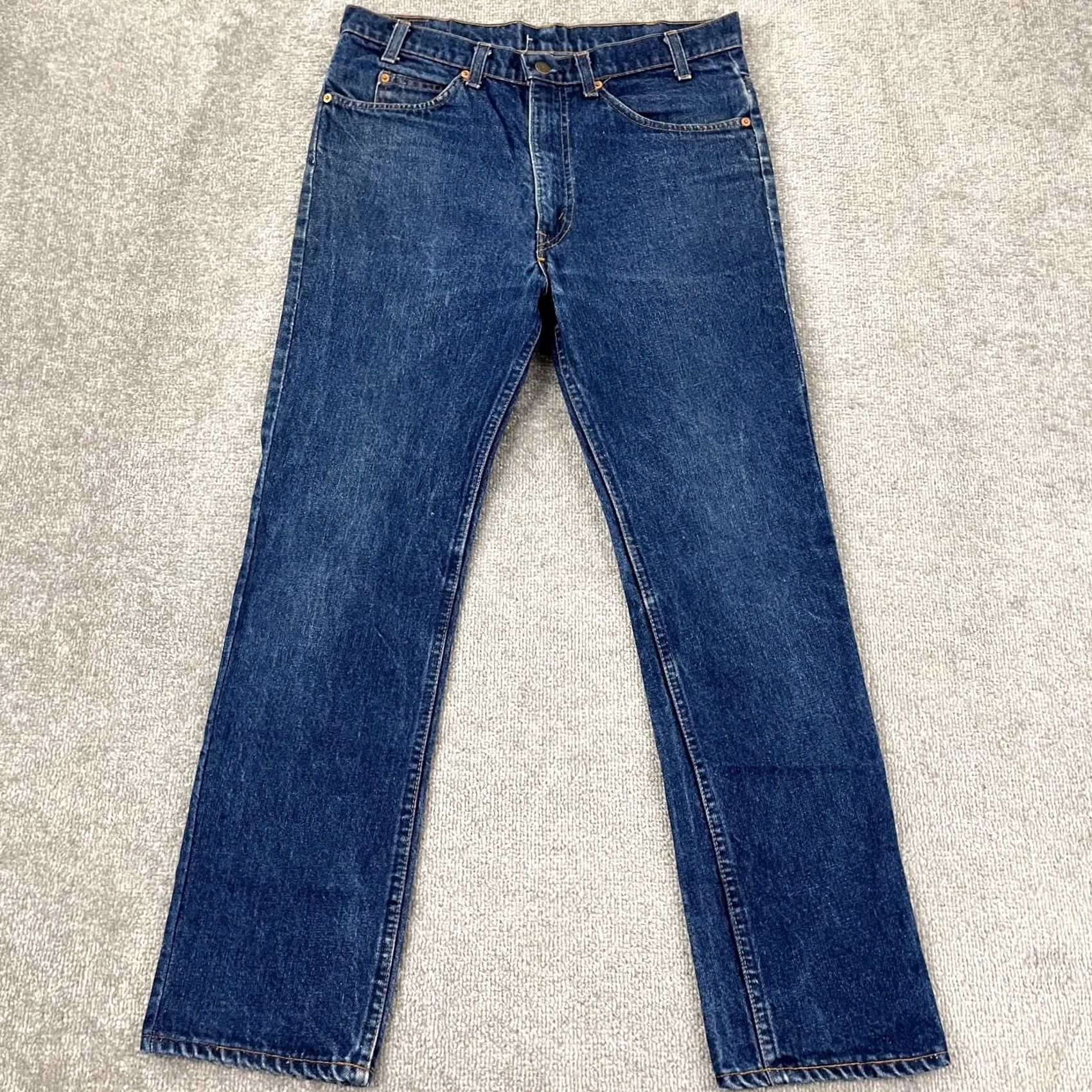 Levi's VINTAGE Levi's Jeans Mens 32 x 29 Slim Straight Blue Denim USA Made 90s Retro Orange Tab Mens Size US 32 / EU 48 - 2 Thumbnail