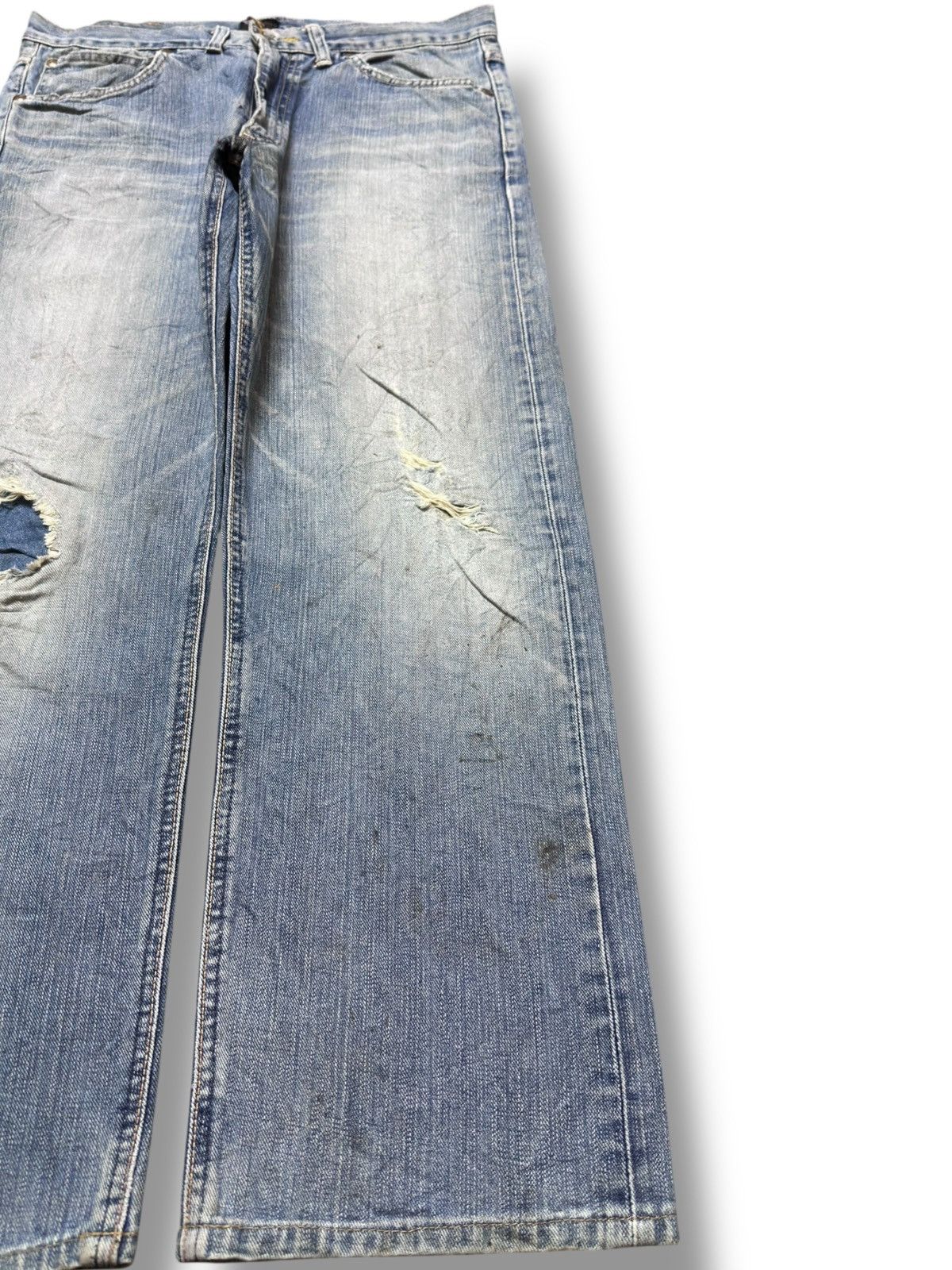 Lee Vintage Lee Union Made Faded Patches Denim Size US 32 / EU 48 - 4 Thumbnail