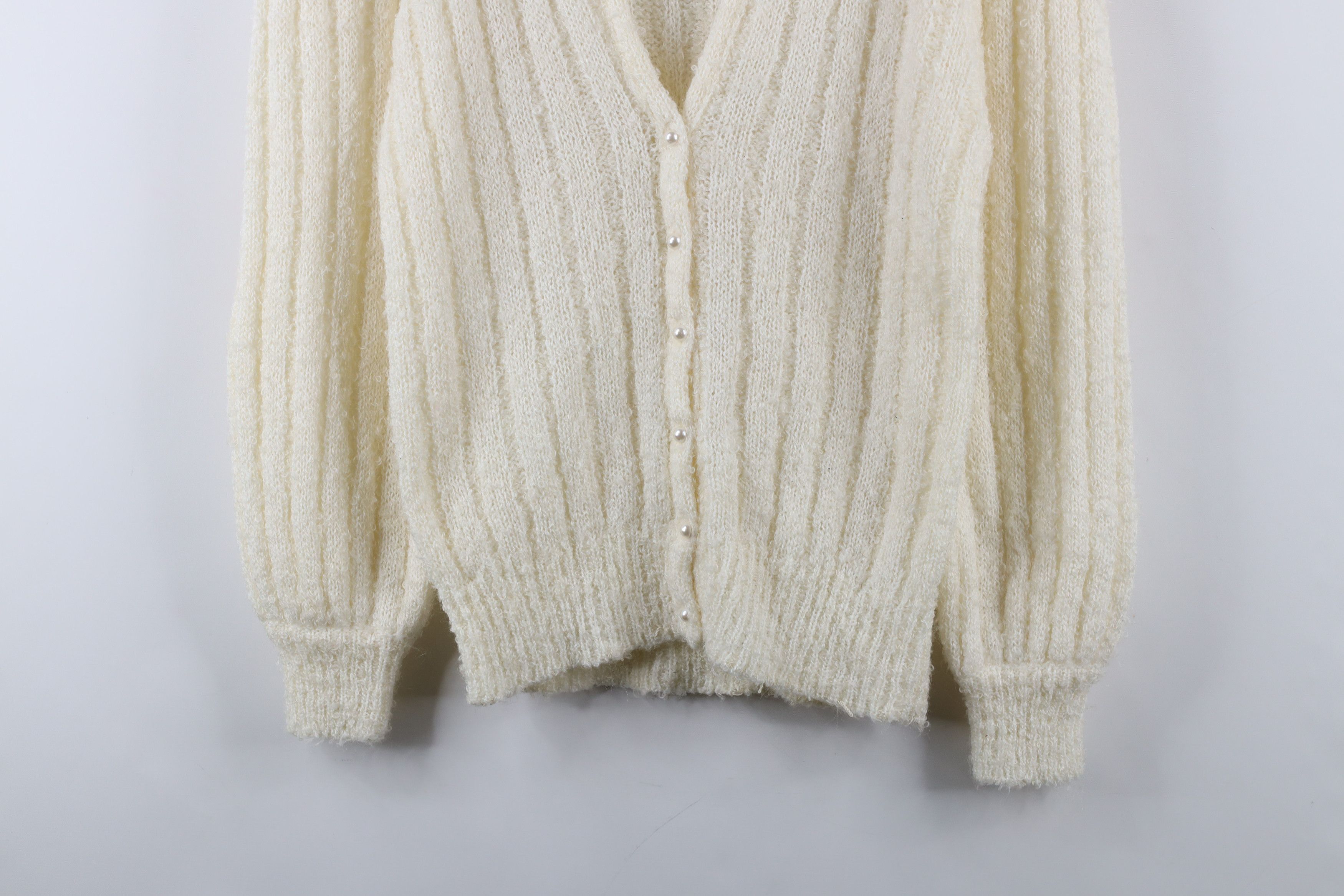Vintage Vintage 80s 90s Streetwear Wool Blend Knit Cardigan Sweater Size S / US 4 / IT 40 - 3 Thumbnail
