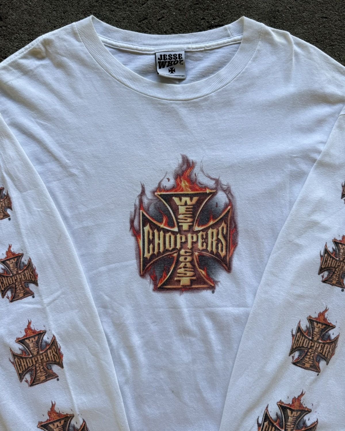 West Coast Choppers Vintage Jesse Who? West Coast Choppers Flames L/S Size US L / EU 52-54 / 3 - 3 Thumbnail