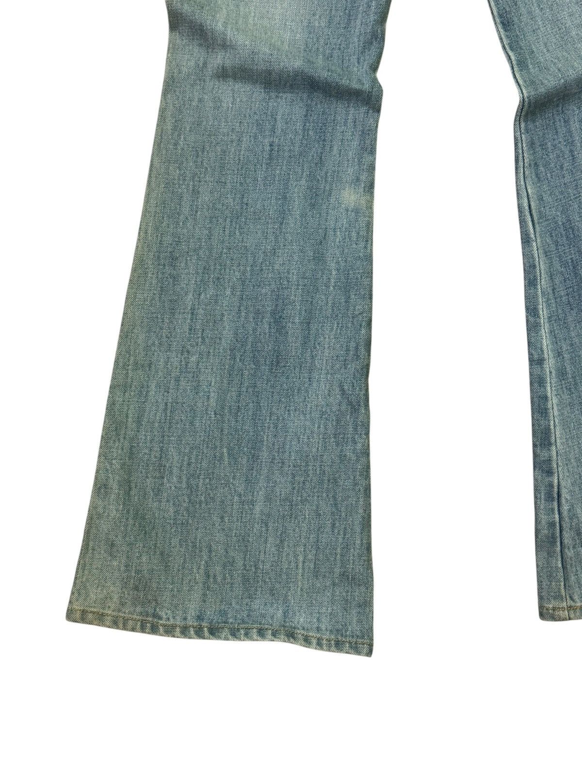 Japanese Brand Flare Vintage Daily Topics Studded Bell Bottom Denim Size US 28 / EU 44 - 13 Thumbnail