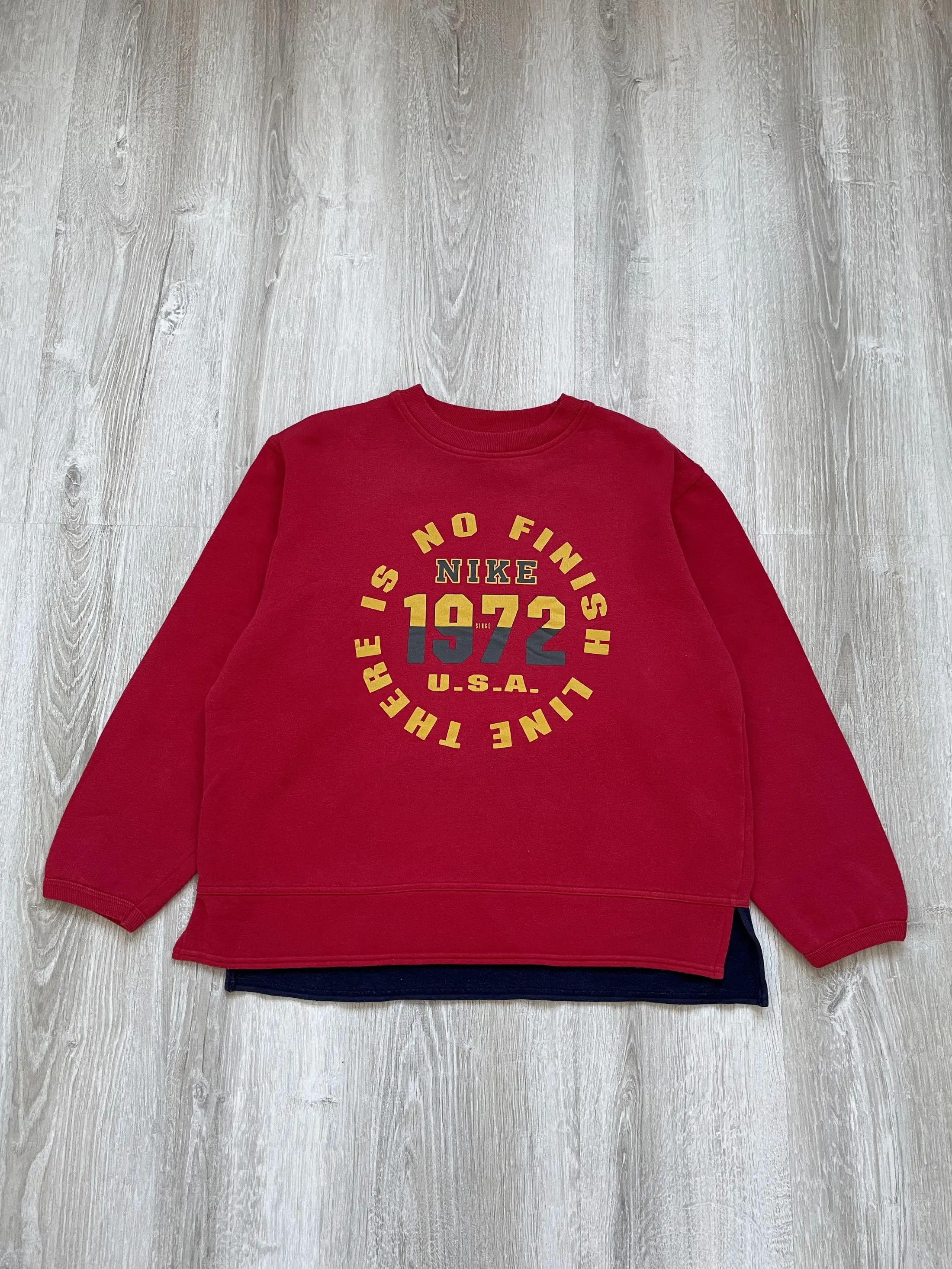 Nike Vintage 90s Nike Center Logo Sweatshirt Size US XS / EU 42 / 0 - 1 Thumbnail