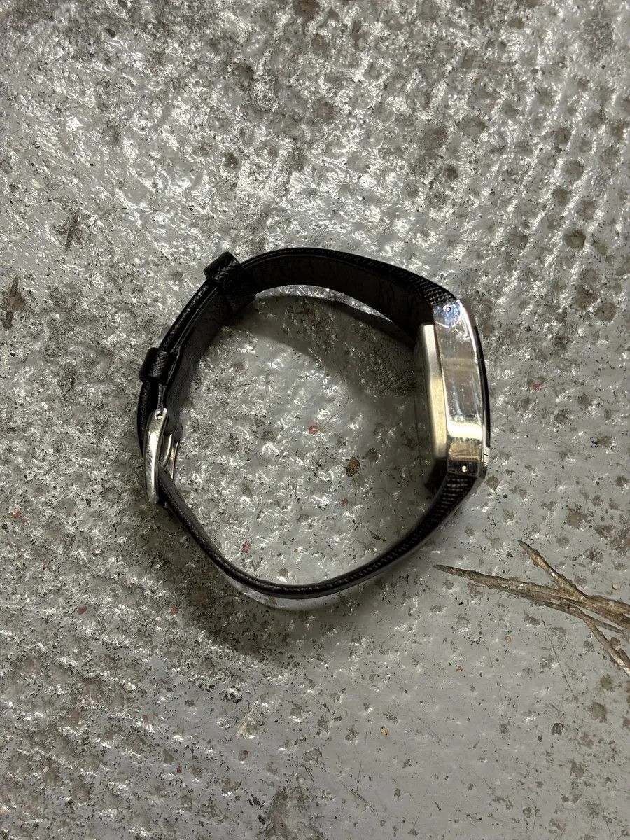 Designer × Prada × Vintage Prada LG LBA Black Chrono Avant-Garde Watch Size ONE SIZE - 5 Thumbnail