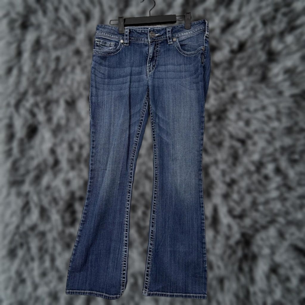 Silver Jeans Co. Silver Jeans Co Suki Bootcut Jeans Womens 30x29.5 Blue Stretch Denim Y2K Western Size 30" / US 8 / IT 44 - 1 Thumbnail