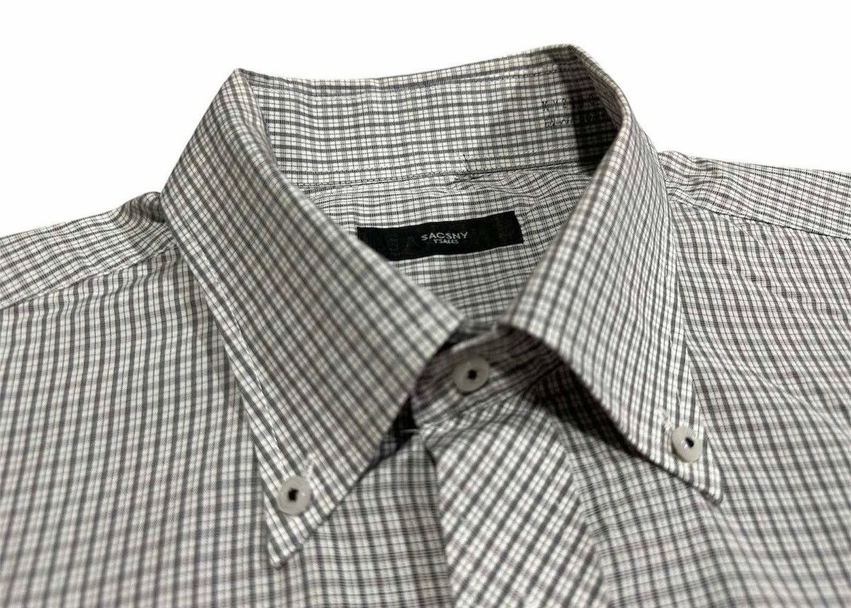 Yohji Yamamoto 🔥Vintage Sacsny Y’Saccs Yohji Yamamoto Shirt Ls Grid Size US L / EU 52-54 / 3 - 3 Thumbnail